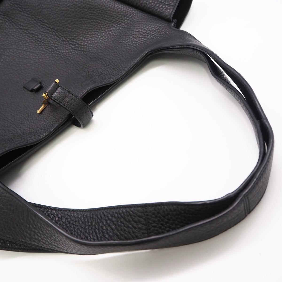Yves Saint Laurent Black Handbag Tote Bag (Pre-Owned)