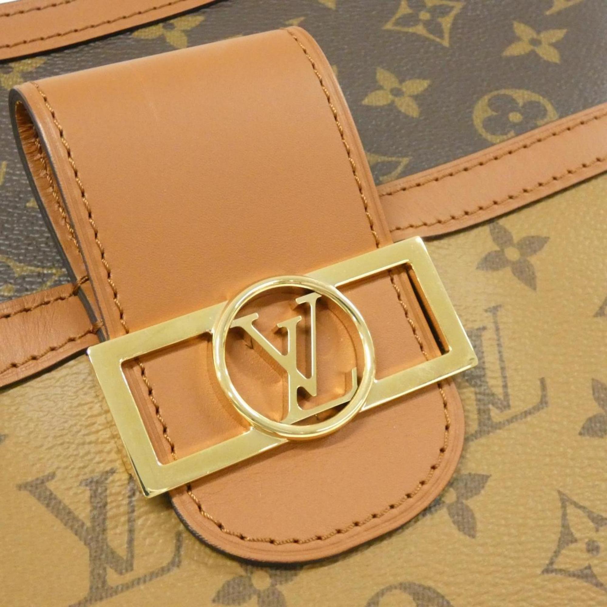Louis Vuitton Monogram Marron Coated Canvas Shoulder Bag (Pre-Owned)