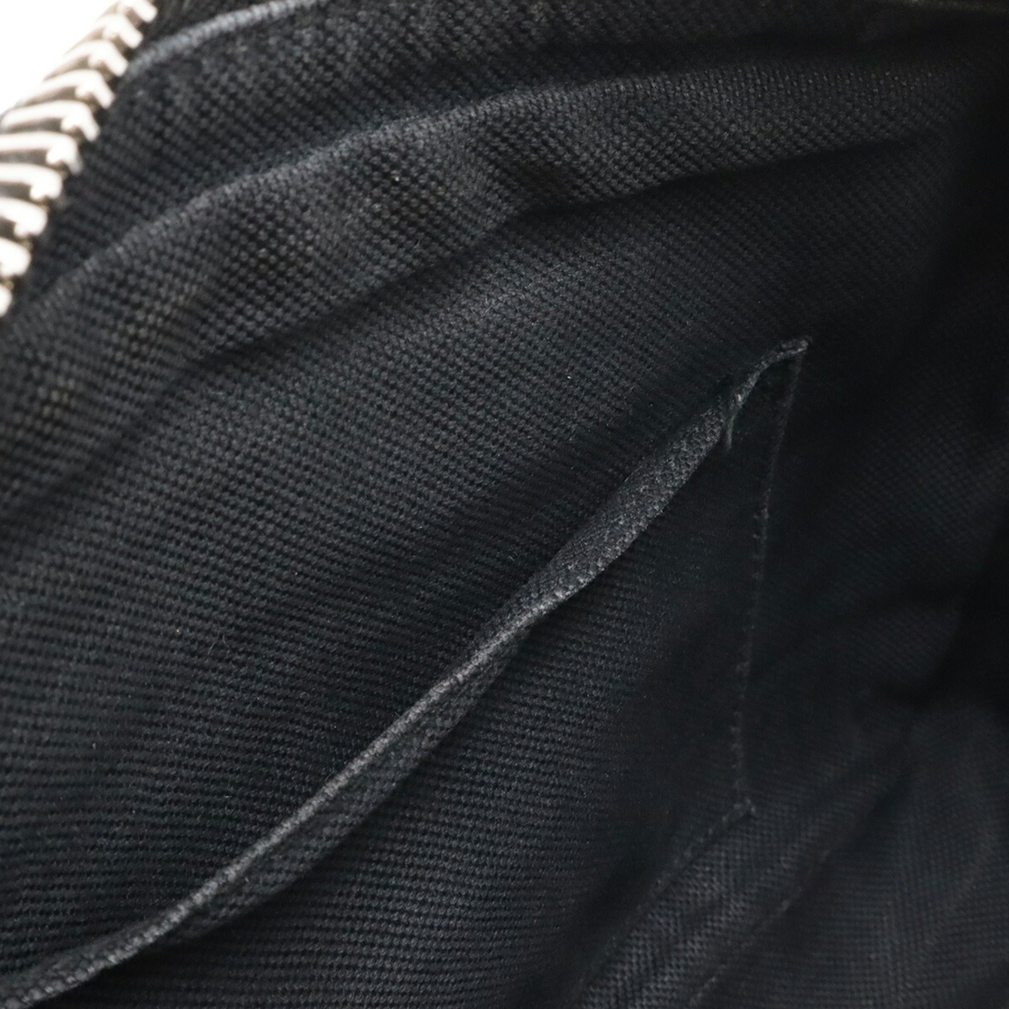 Gucci Black Dark Gray Multi-Color Navy Red Color Gg Supreme Canvas Pvc Coated Canvas Leather Fanny Pack Sling Bag (Pre-Owned)