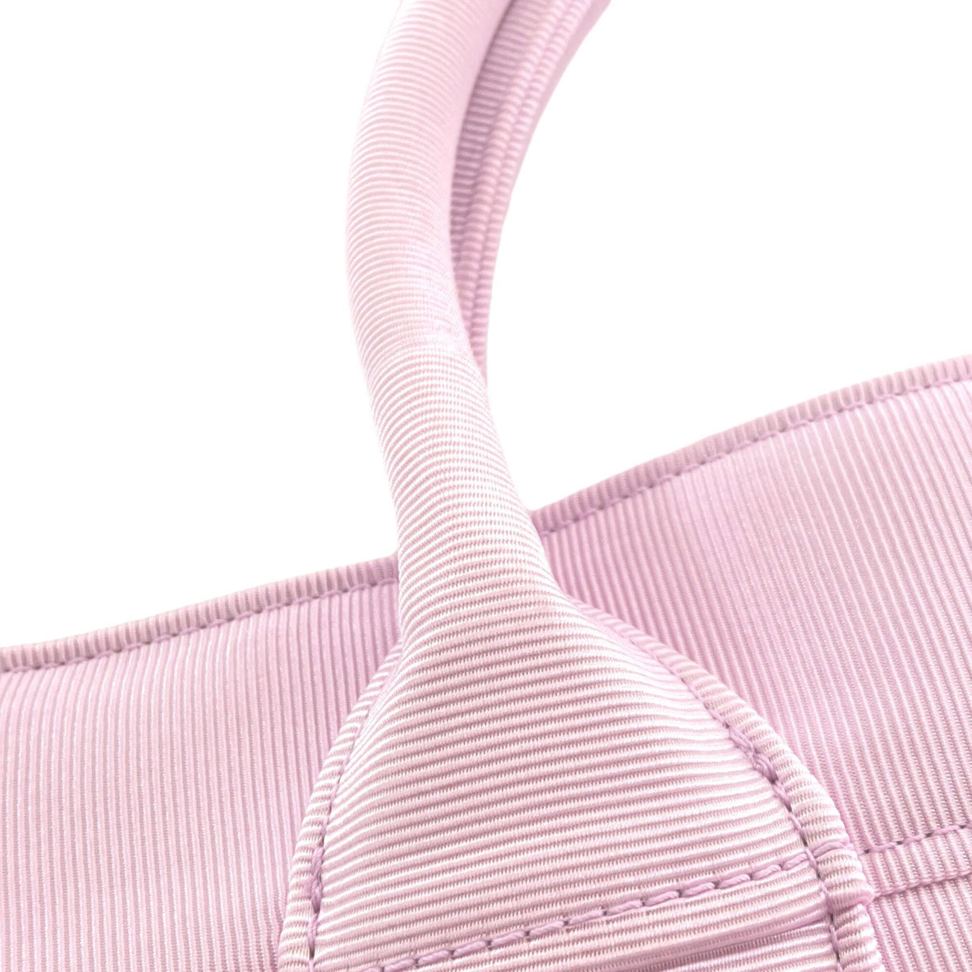 Salvatore Ferragamo Pink Canvas Handbag (Pre-Owned)