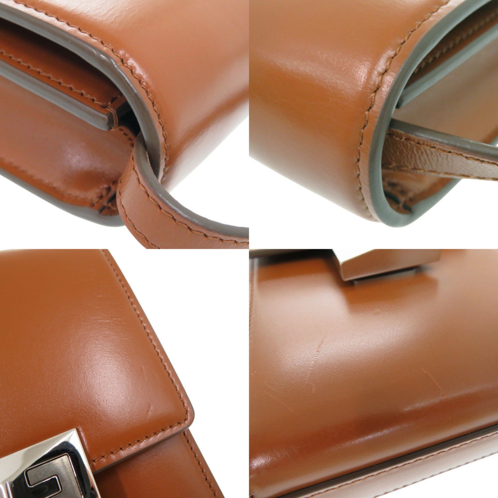 Givenchy Brown Leather Shoulder Bag (Pre-Owned)