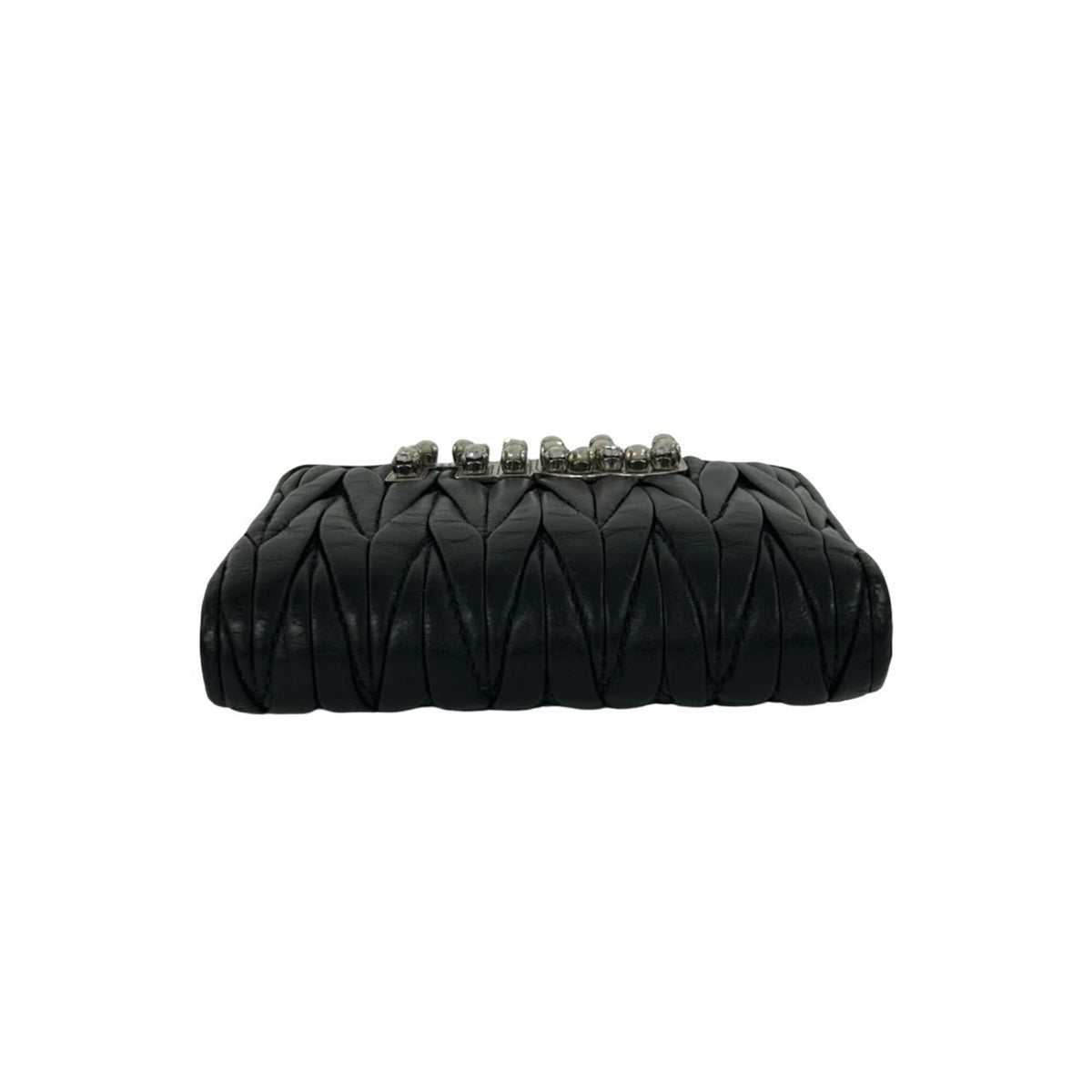 Miu Miu Black Leather Wallet (Bi-Fold) (Pre-Owned)