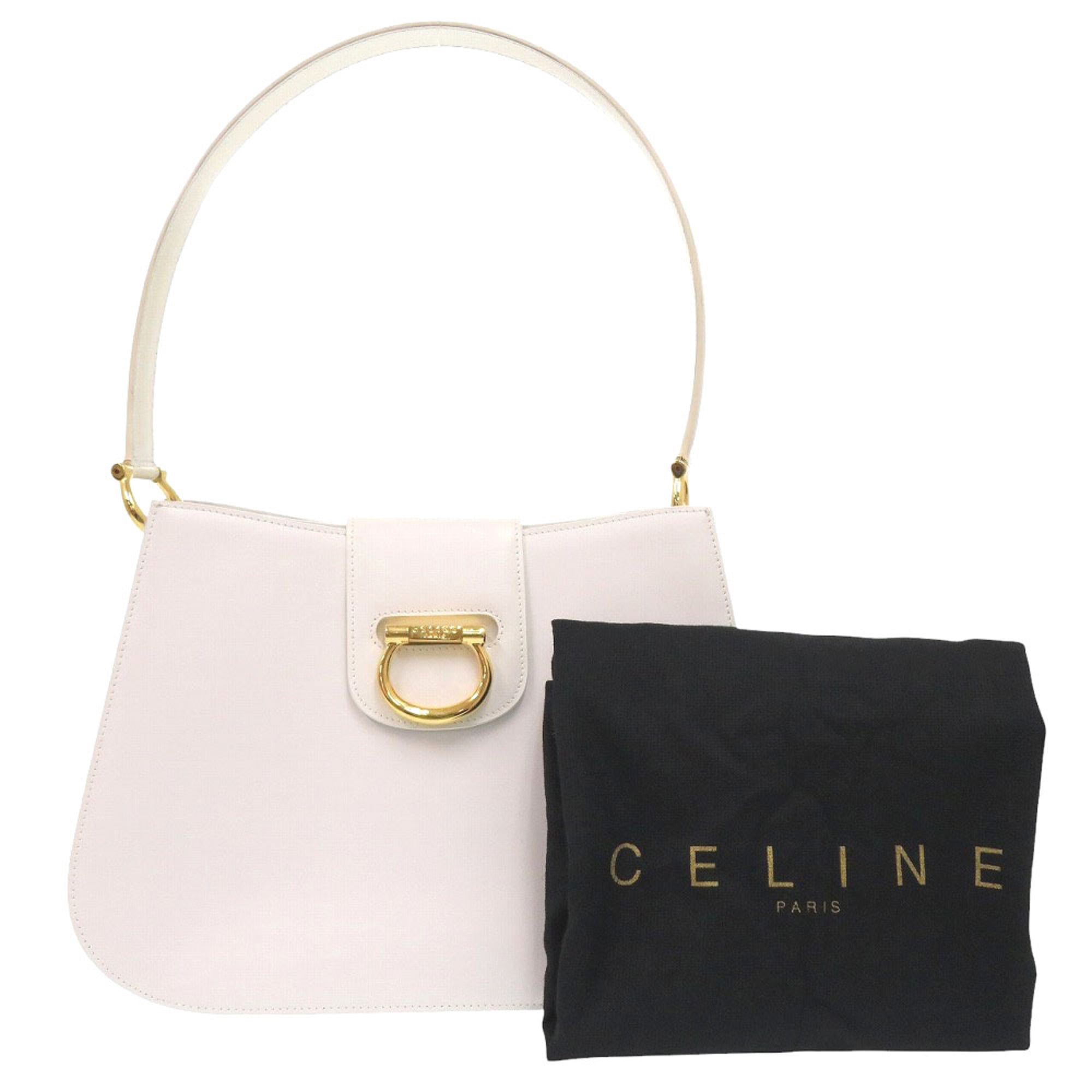 Celine White Leather Handbag (Pre-Owned)