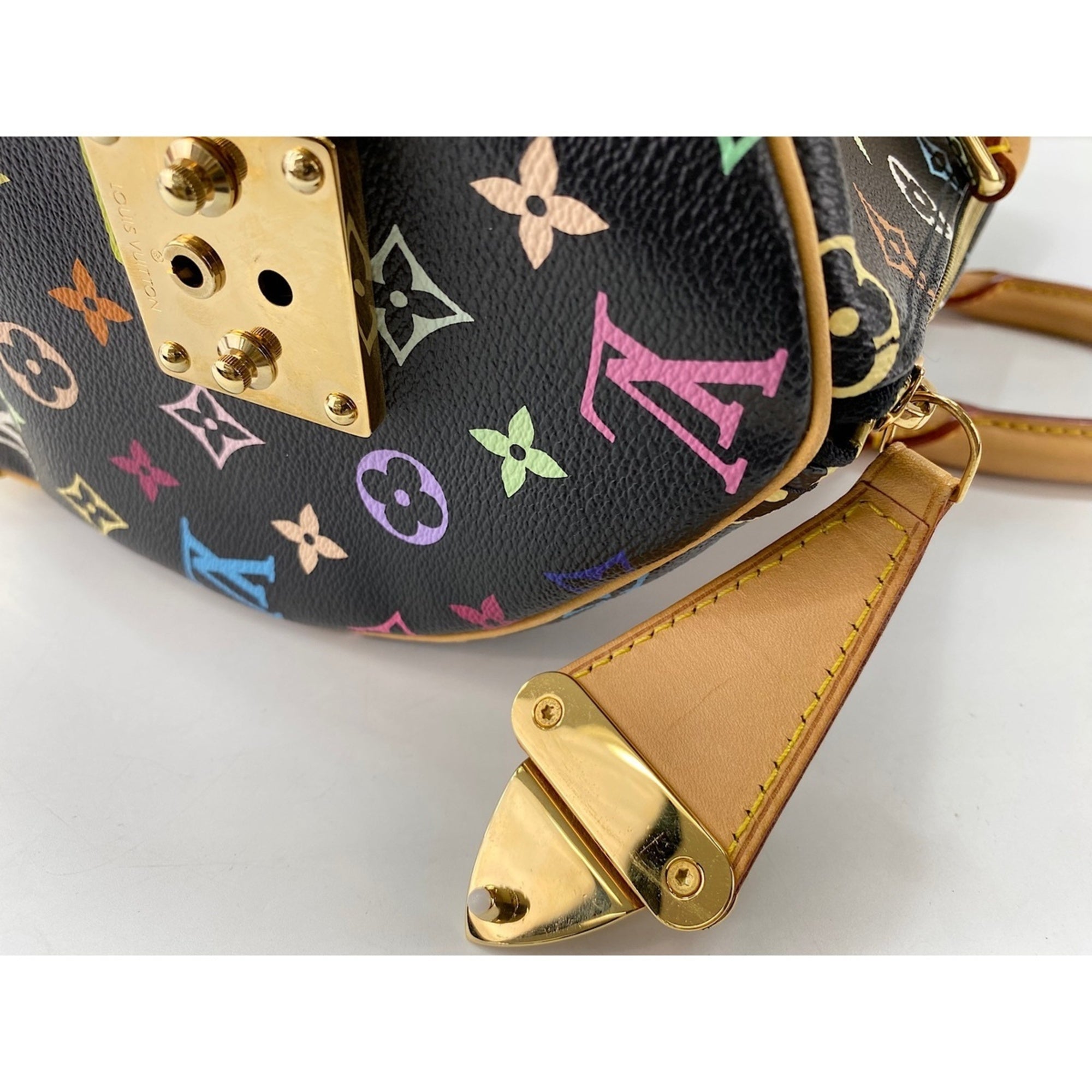 Louis Vuitton Black Multi-Color Handbag (Pre-Owned)