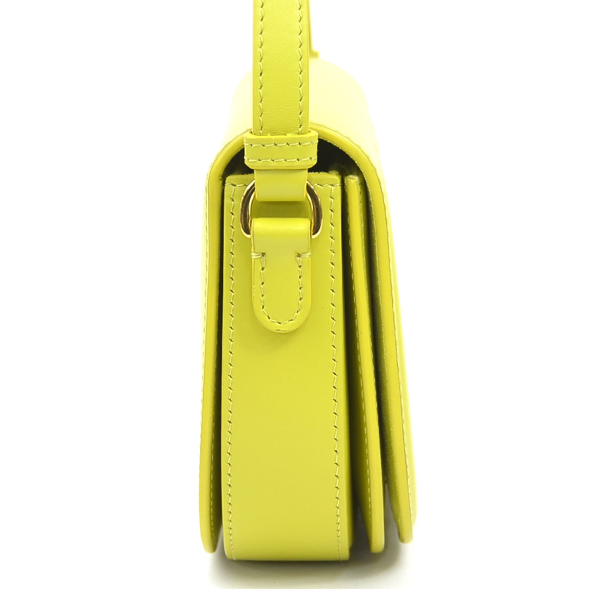 Christian Dior Yellow Leather Shoulder Bag (Pre-Owned)