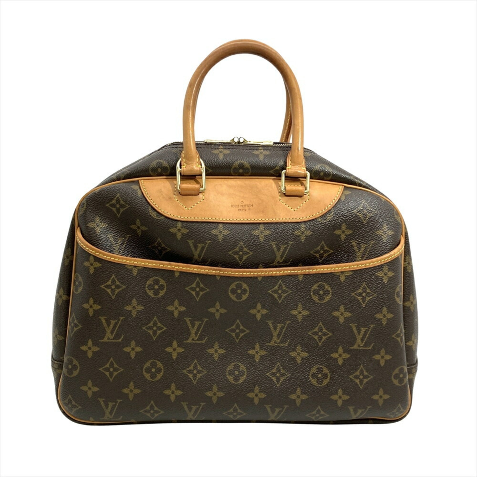 Louis Vuitton Brown Monogram Canvas Handbag (Pre-Owned)