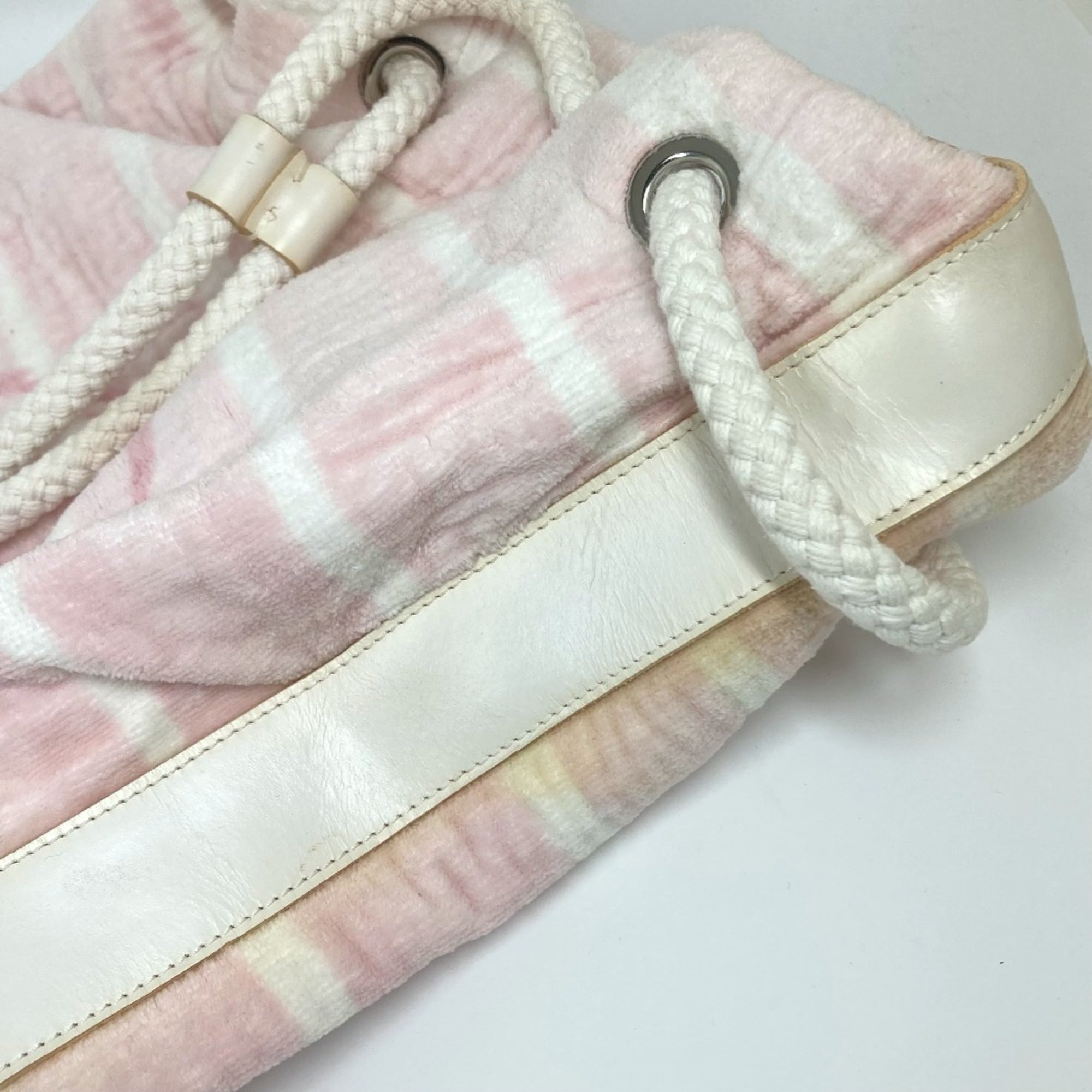 Chanel Pink Cotton Shoulder Bag (Pre-Owned)
