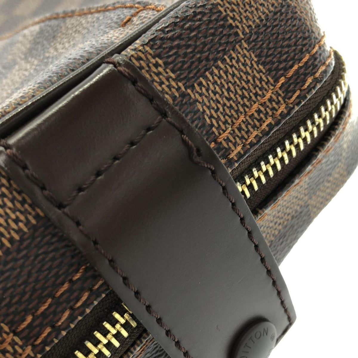Louis Vuitton Ebene Coated Canvas Shoulder Bag (Pre-Owned)