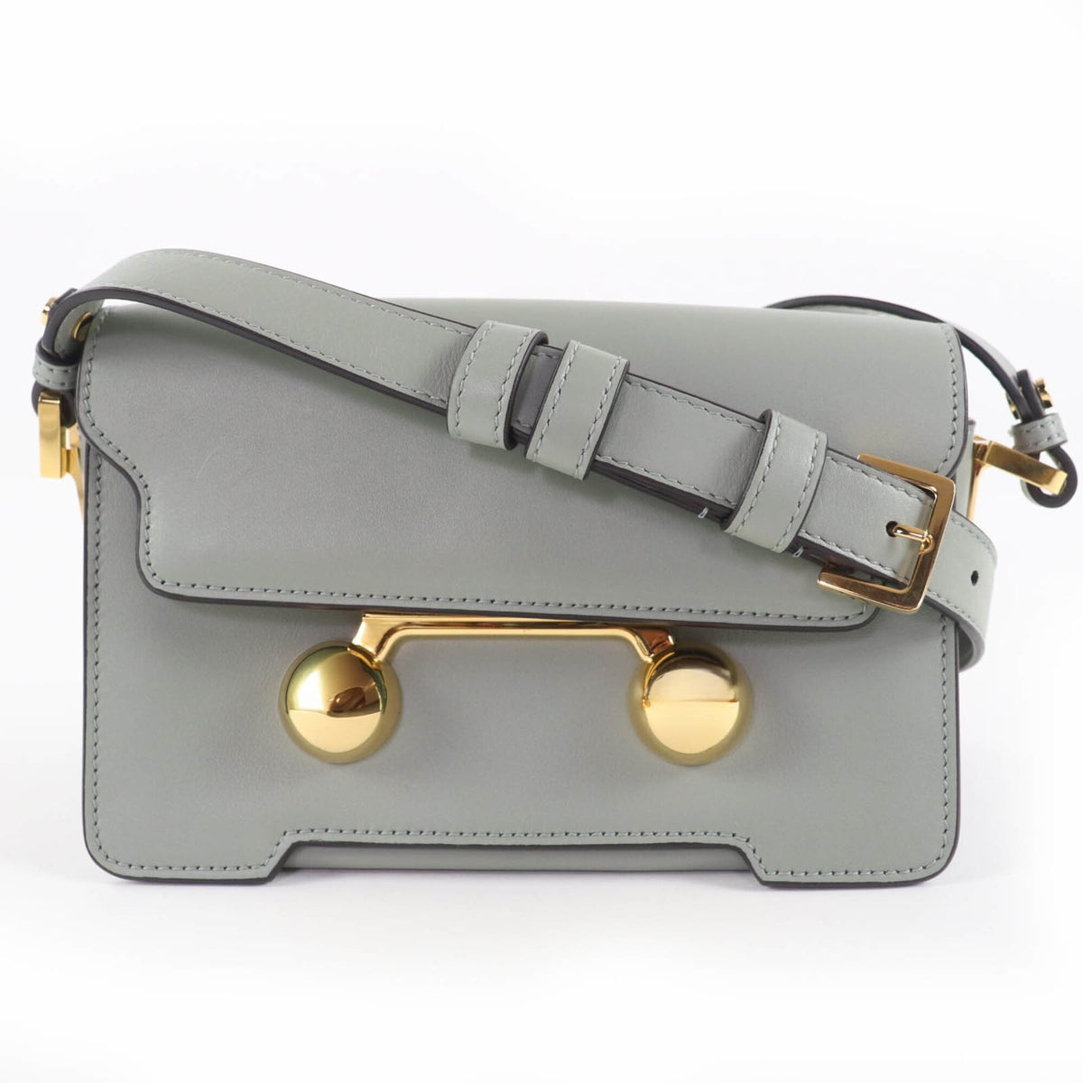 Marni Green Leather Shoulder Bag (Pre-Owned)