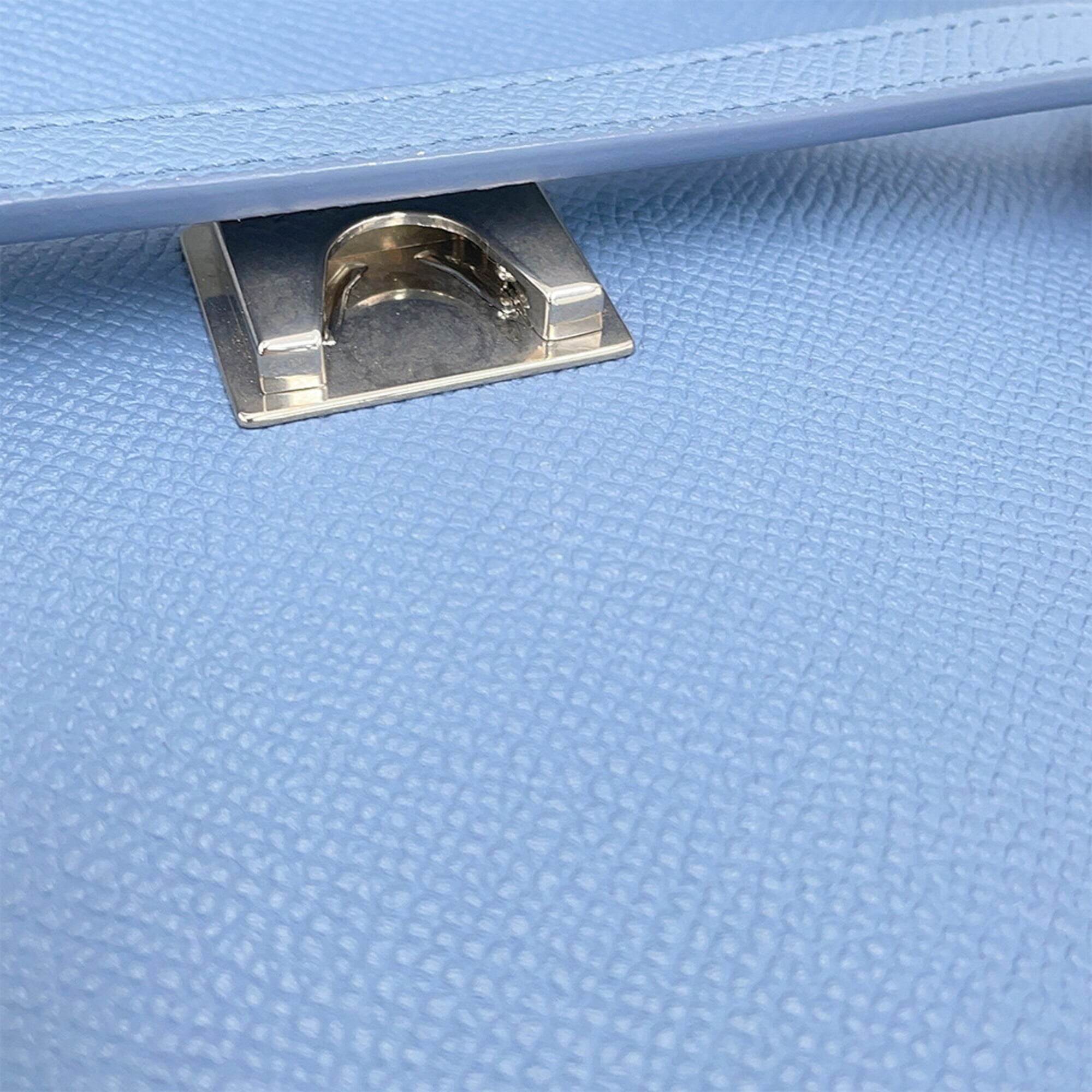 Celine Blue Leather Handbag Shoulder Bag (Pre-Owned)