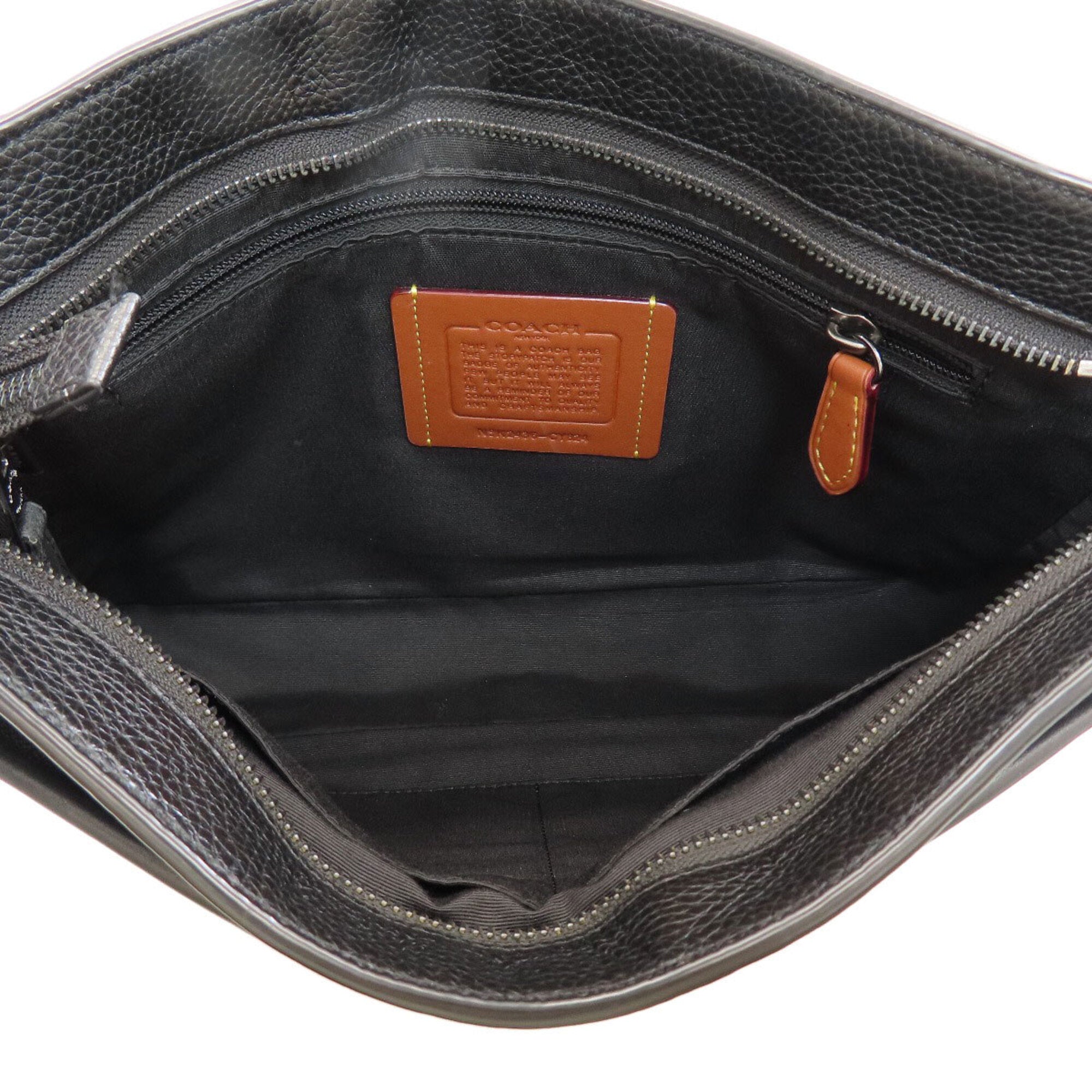 Coach Black Pvc Shoulder Bag (Pre-Owned)