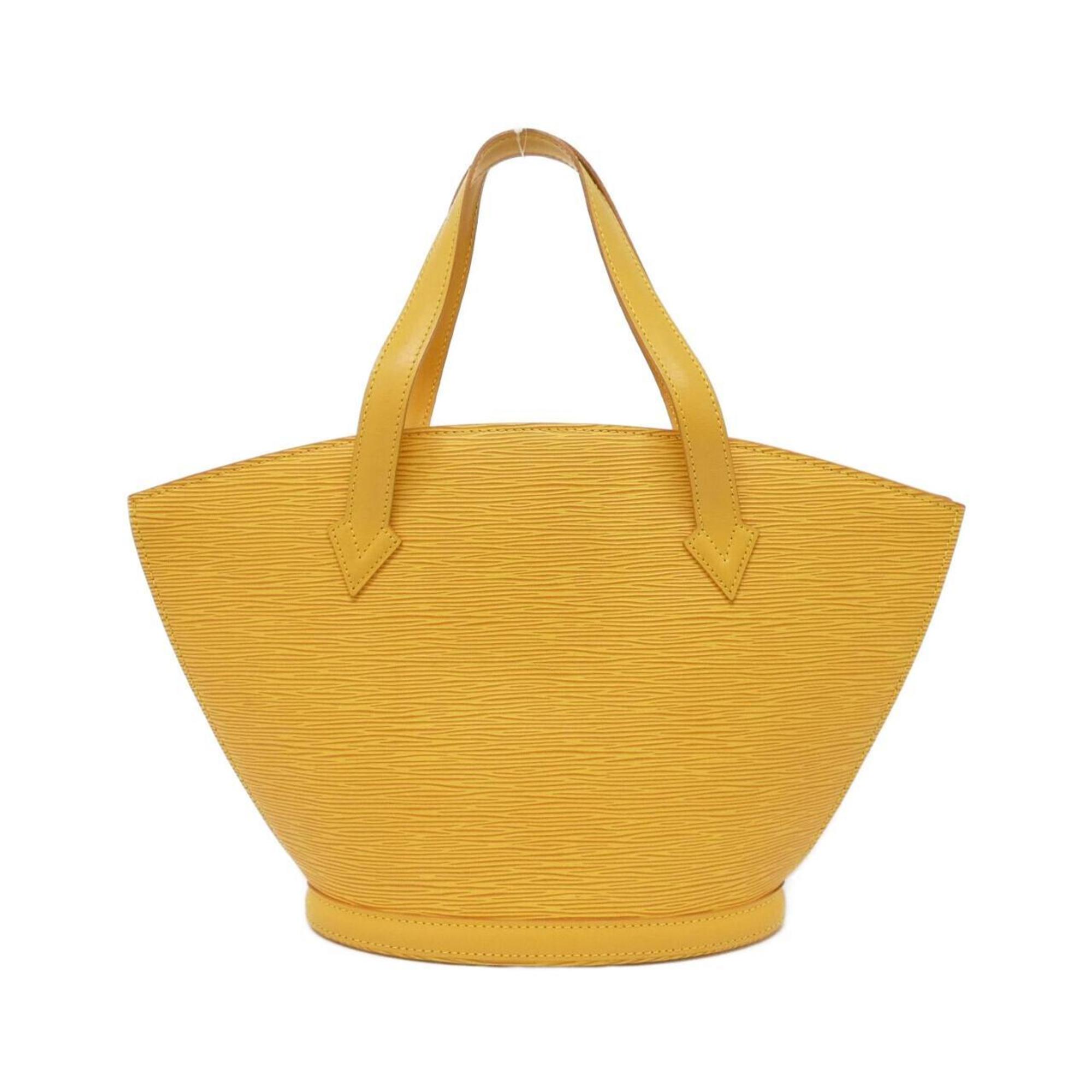 Louis Vuitton Yellow Leather Handbag (Pre-Owned)