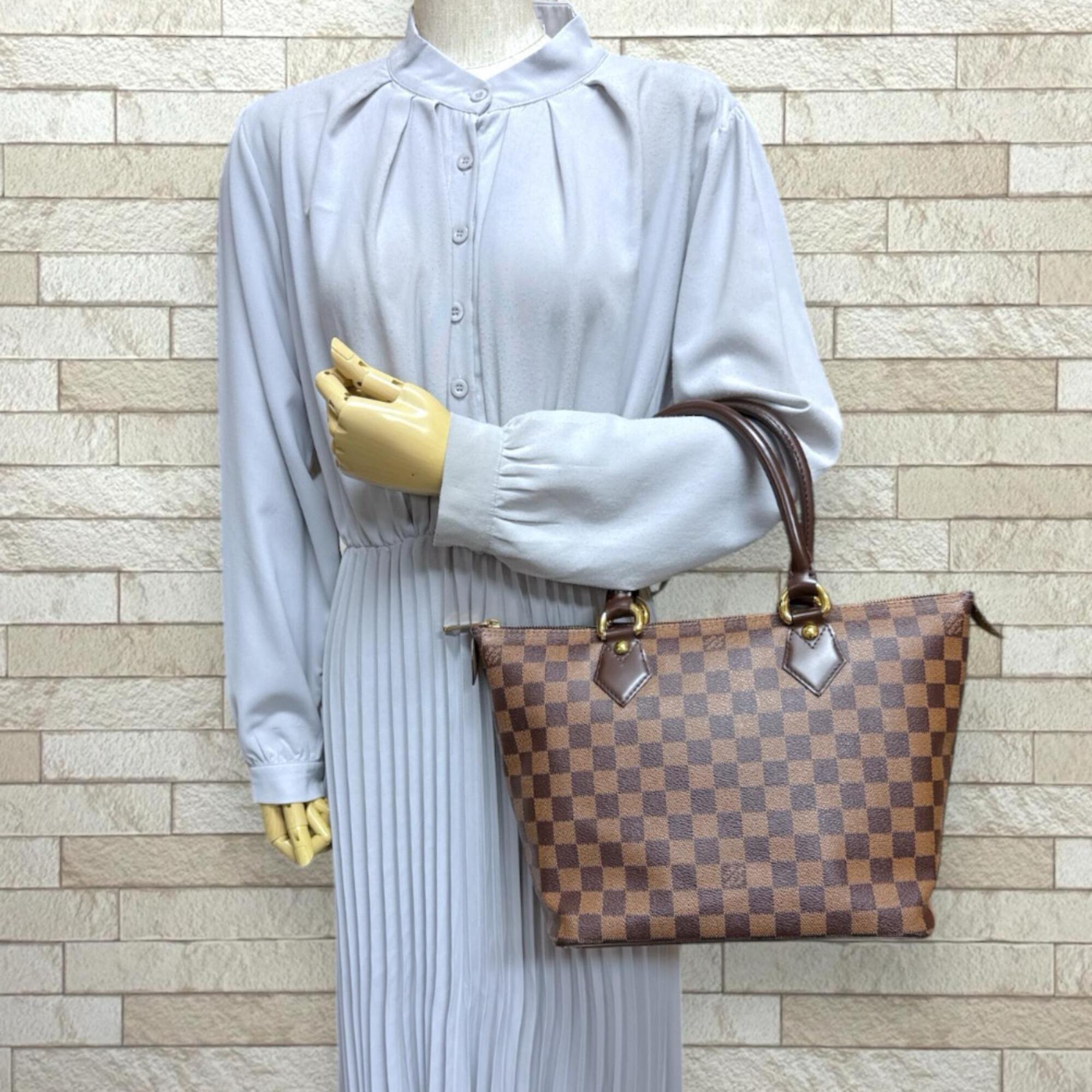 Louis Vuitton Brown Damier Canvas Damier Canvas Handbag (Pre-Owned)