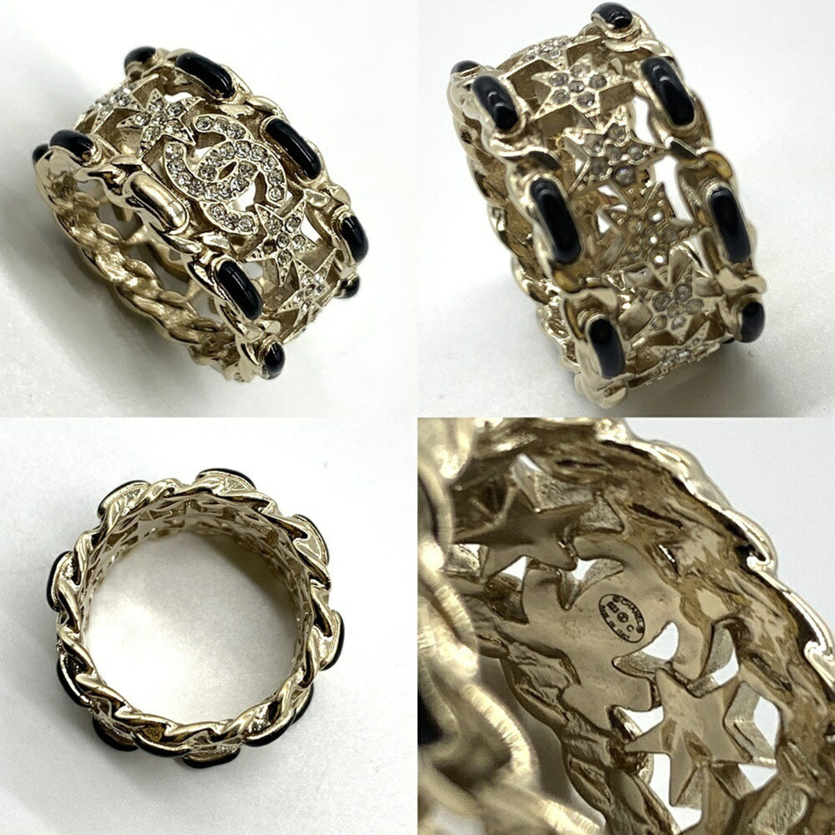 Chanel Metal Band Ring (Pre-Owned)