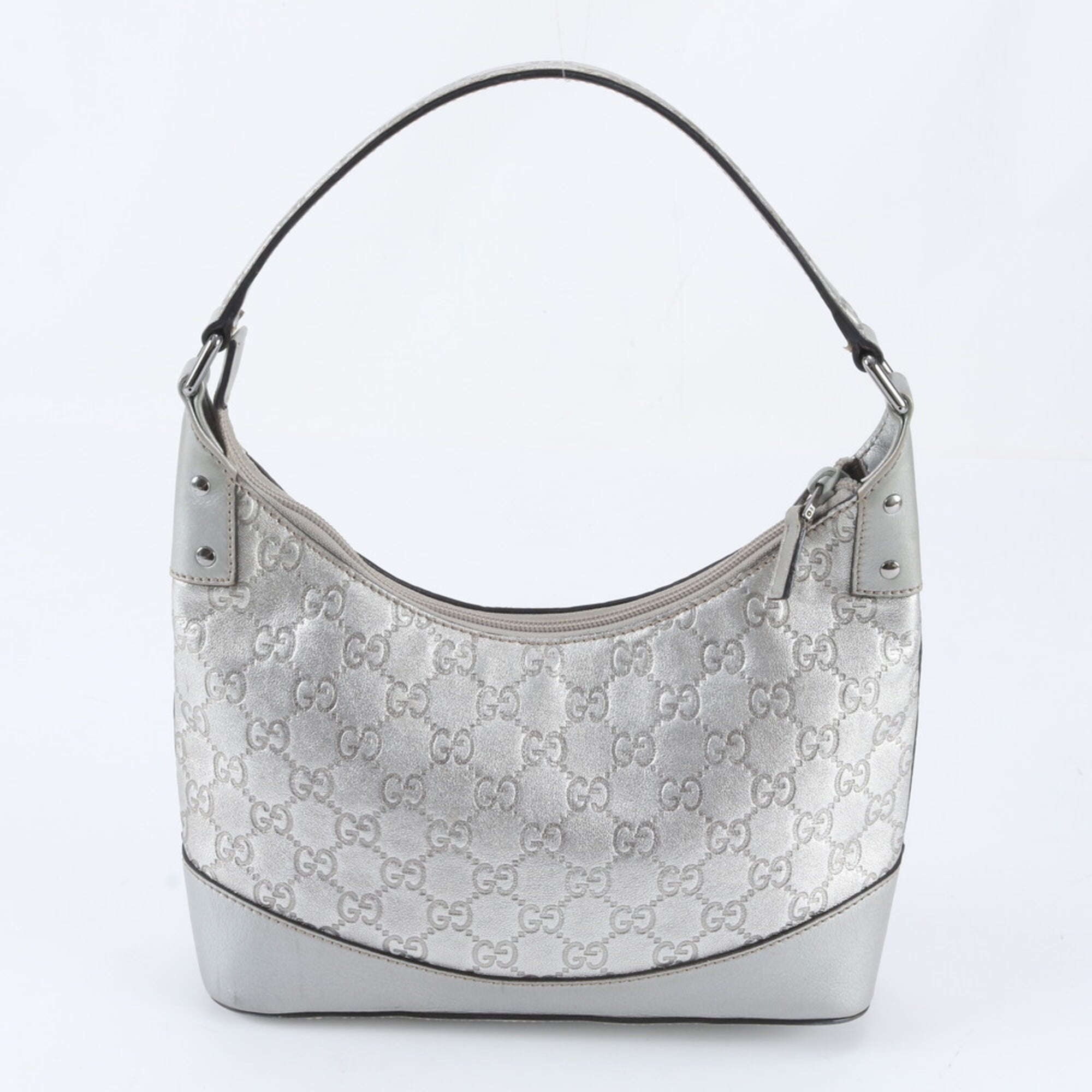 Gucci Leather Handbag Shoulder Bag (Pre-Owned)