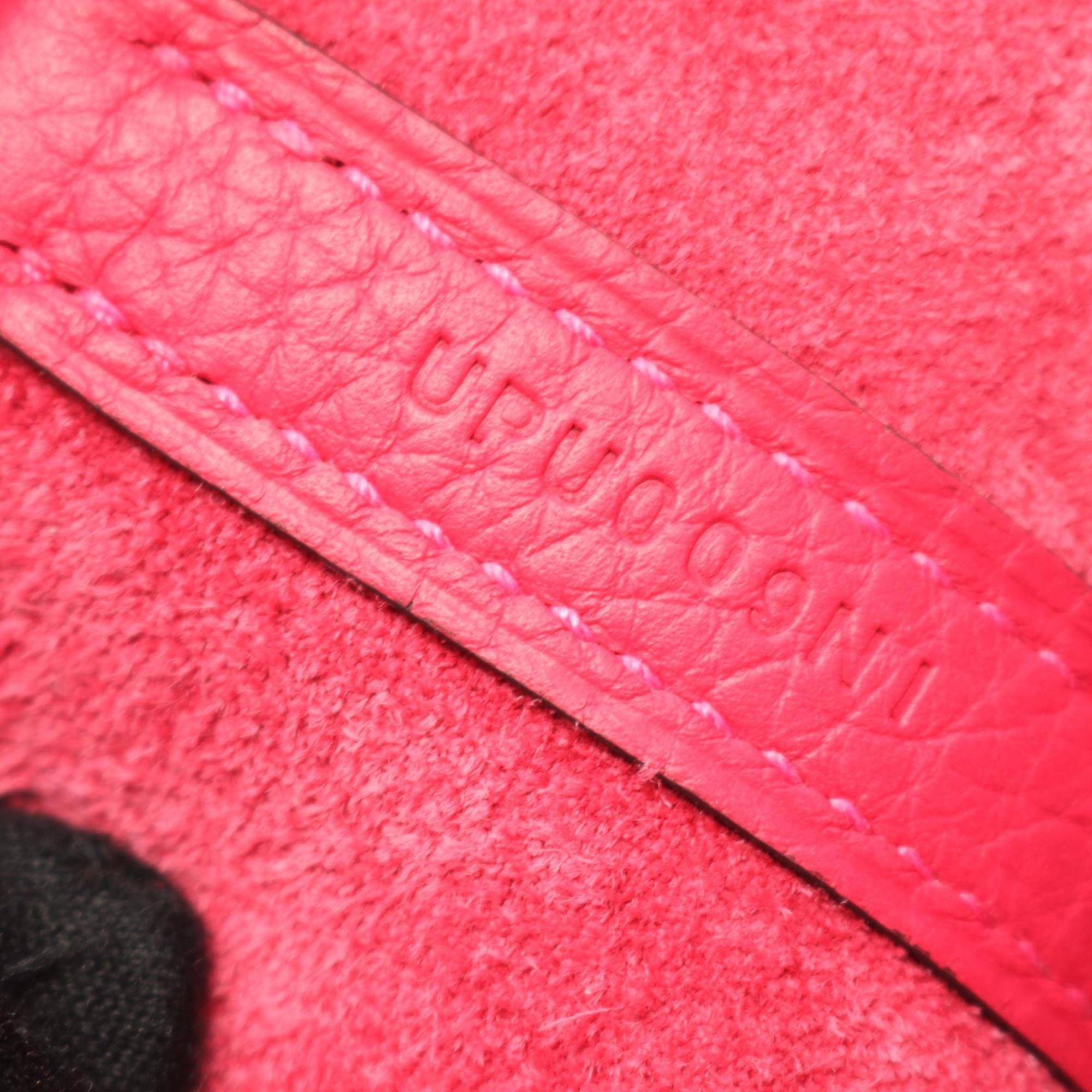 Hermes Pink Taurillon Clemence Leather Handbag (Pre-Owned)