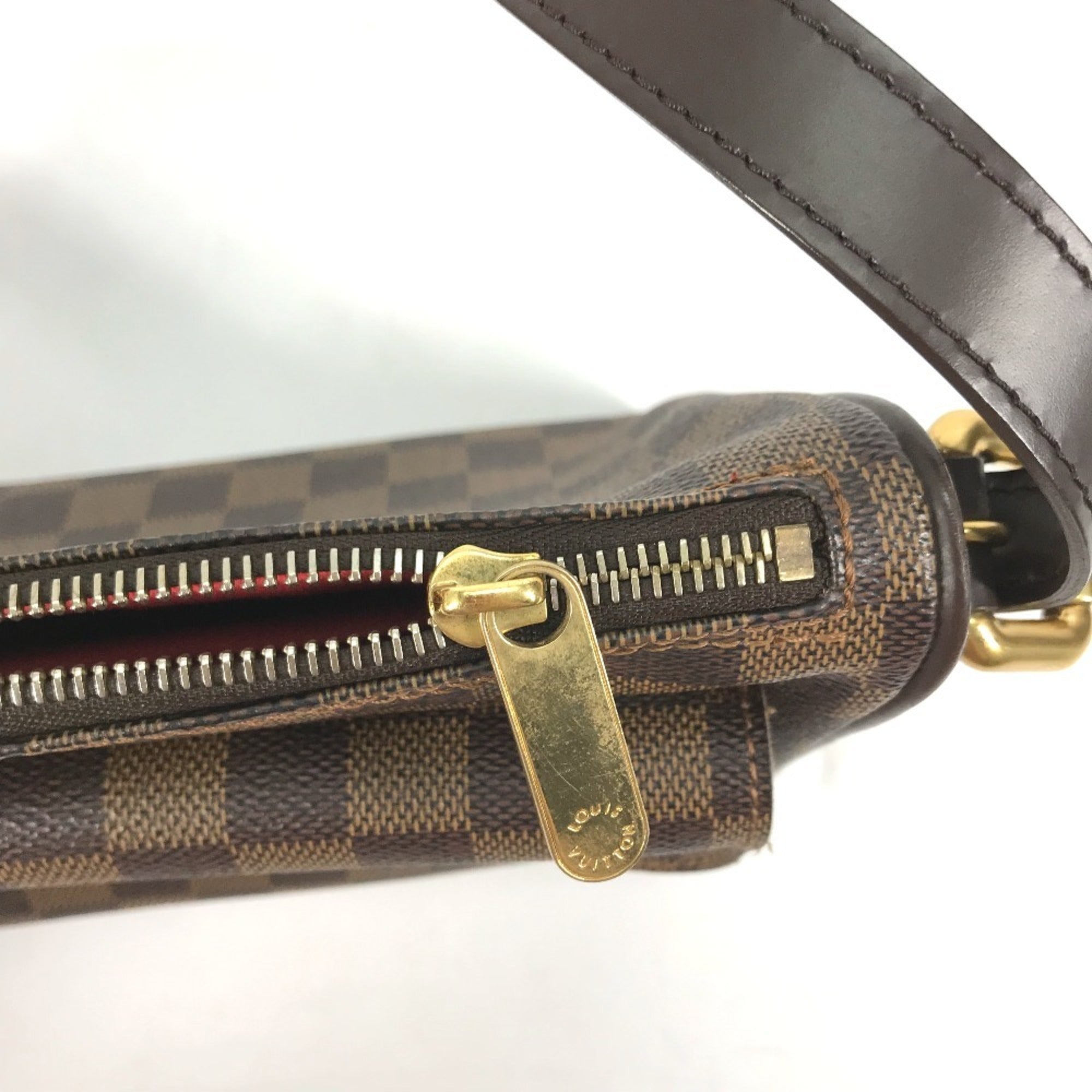 Louis Vuitton Brown Damier Canvas Ebene Damier Canvas Shoulder Bag (Pre-Owned)