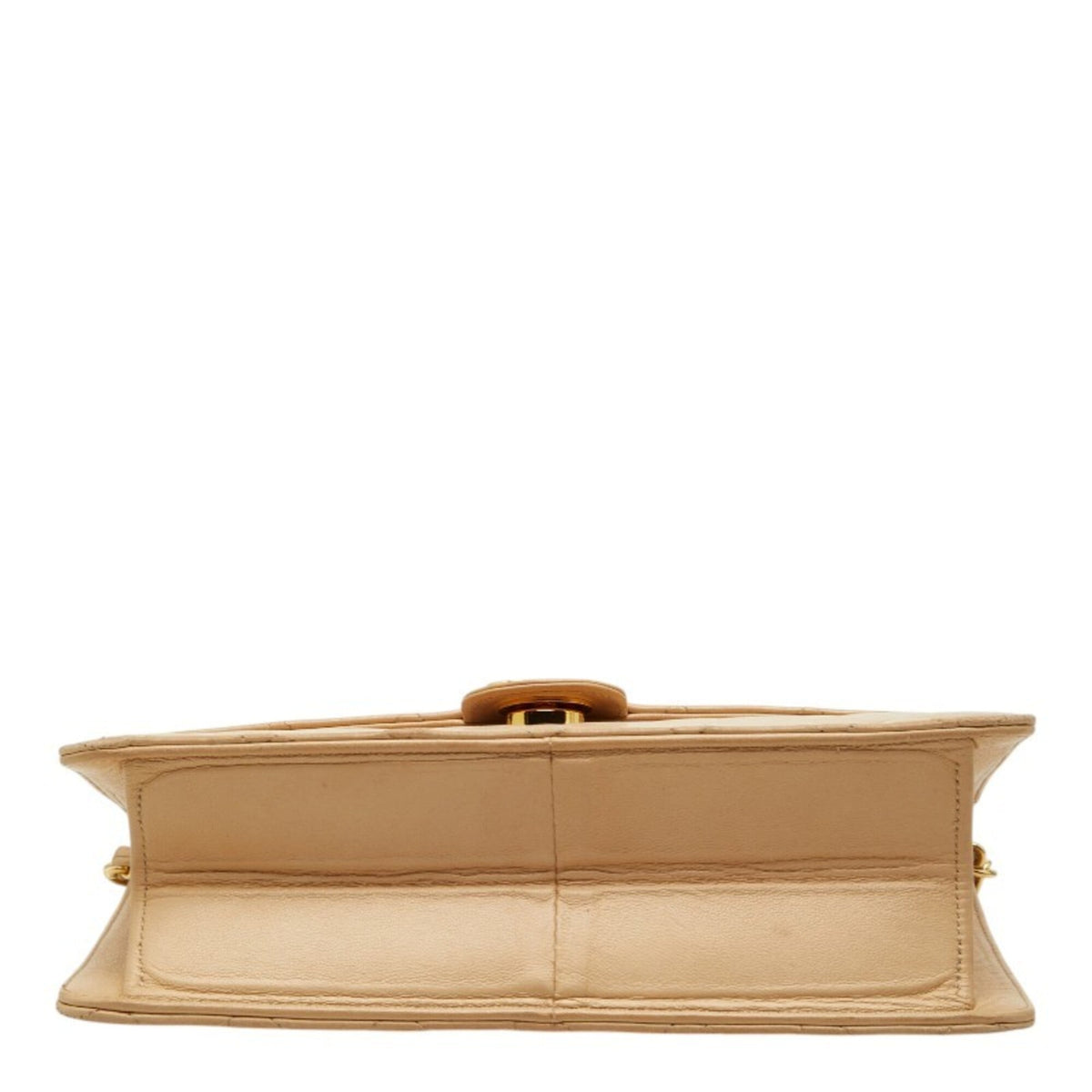 Chanel Beige Leather Shoulder Bag (Pre-Owned)