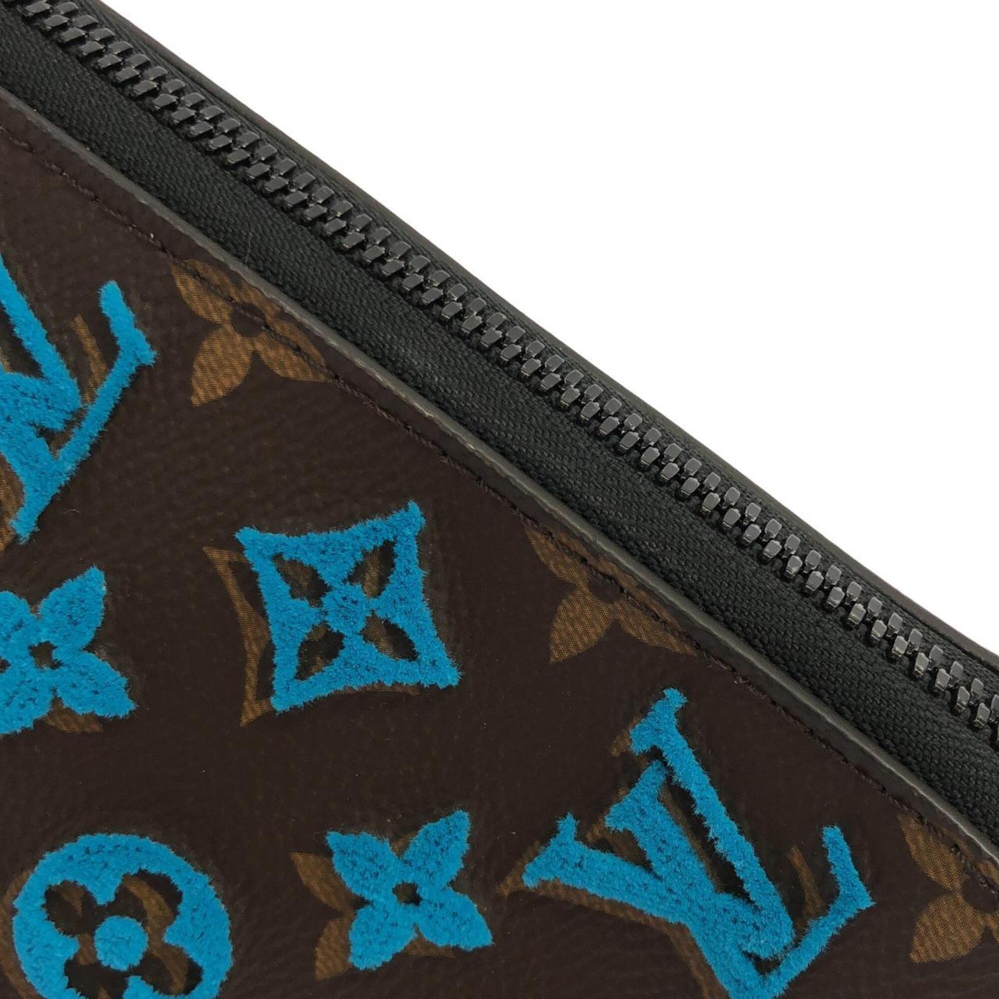 Louis Vuitton Marron Turquoise Coated Canvas Shoulder Bag (Pre-Owned)