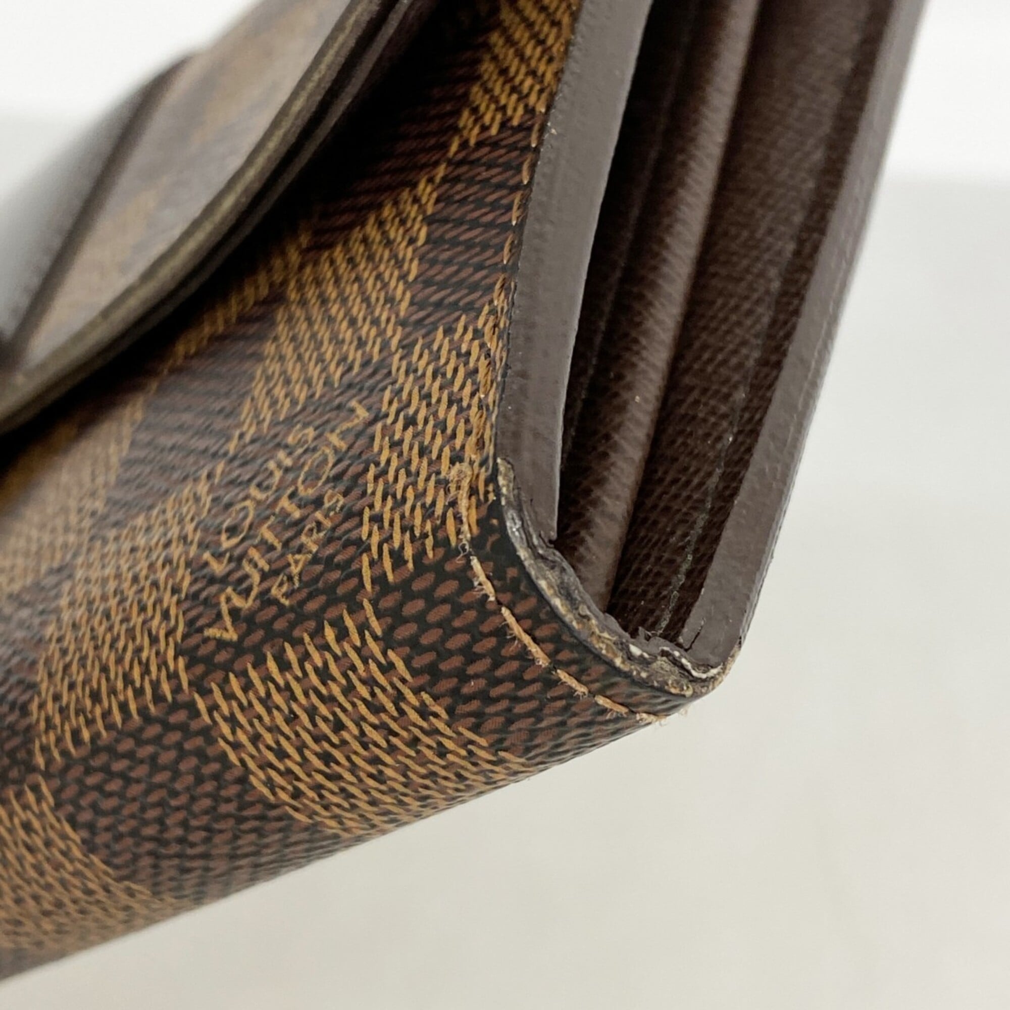 Louis Vuitton Ebene Long Wallet (Bi-Fold) (Pre-Owned)
