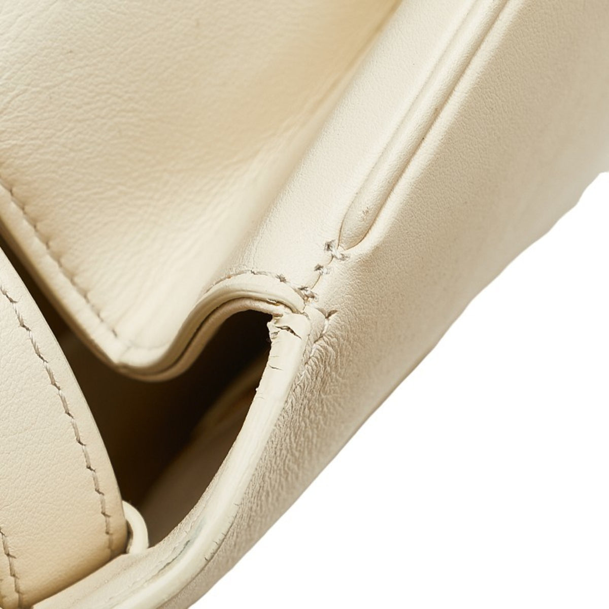 Celine White Leather Shoulder Bag (Pre-Owned)