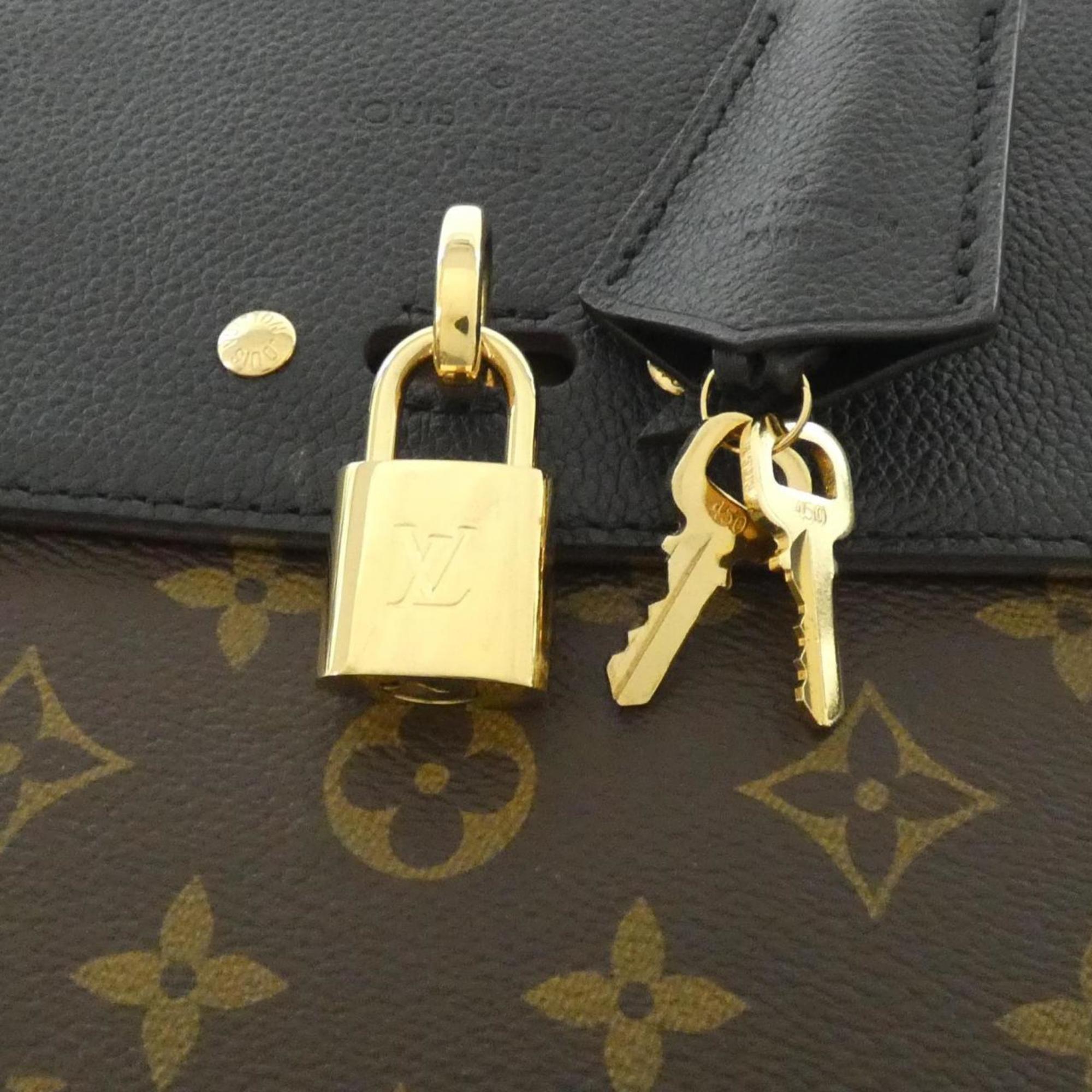 Louis Vuitton Monogram Black Marron Monogram Monogram Leather Handbag (Pre-Owned)