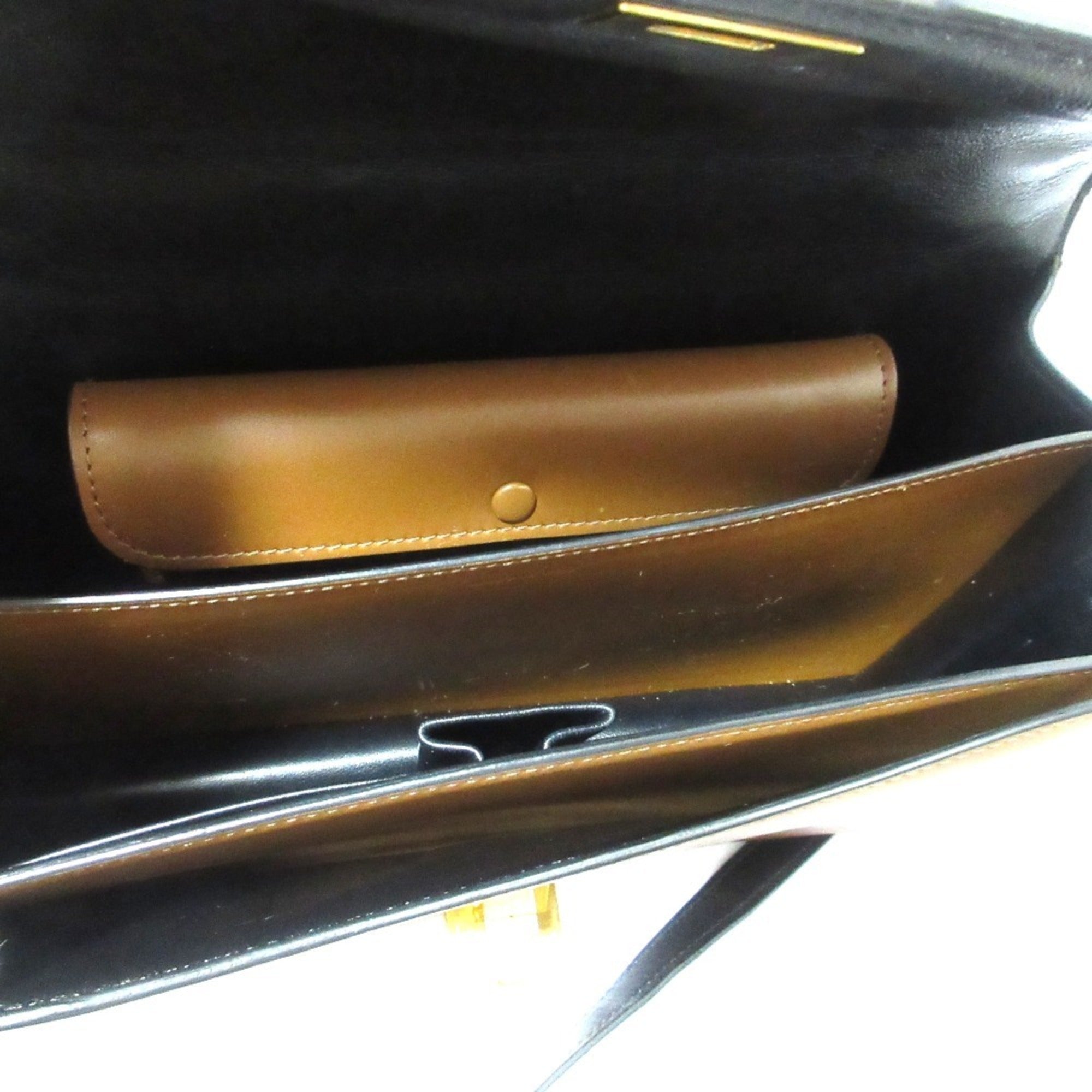 Celine Black Brown Shoulder Bag (Pre-Owned)