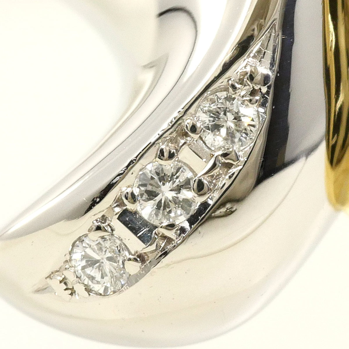 Unbranded Platinum Yellow Gold Yellow Gold (18K) Platinum 900 Band Ring (Pre-Owned)