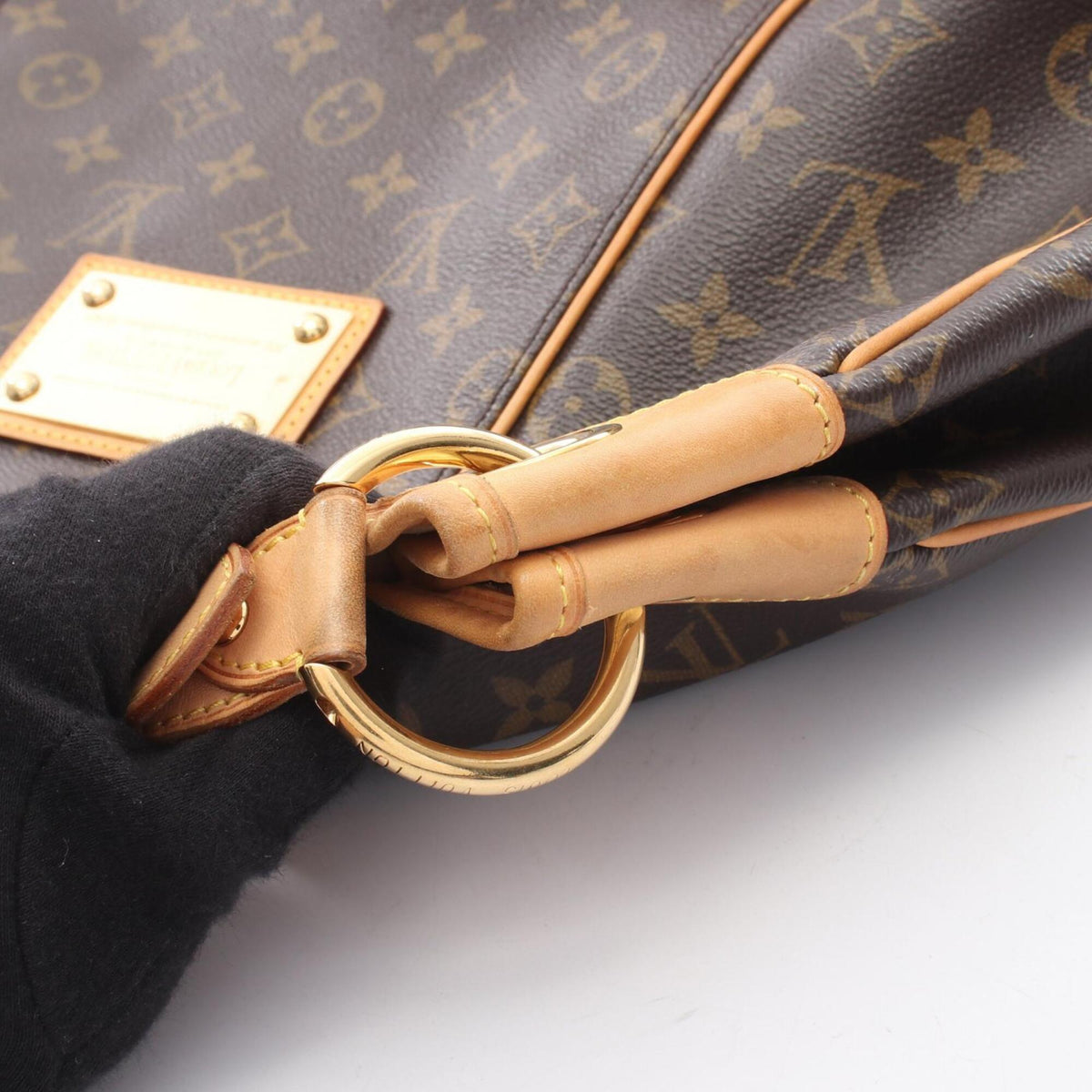 Louis Vuitton Brown Monogram Coated Canvas Leather Handbag Shoulder Bag (Pre-Owned)