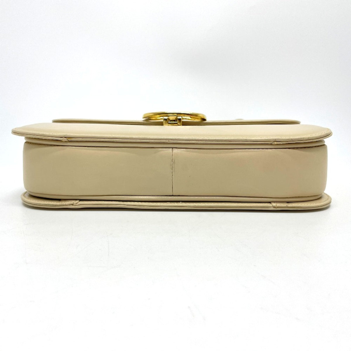 Celine Beige Leather Shoulder Bag (Pre-Owned)
