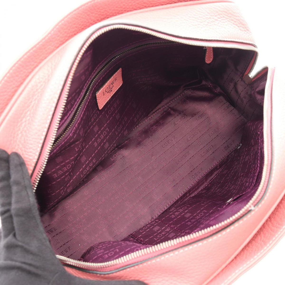 Loewe Pink Leather Handbag (Pre-Owned)