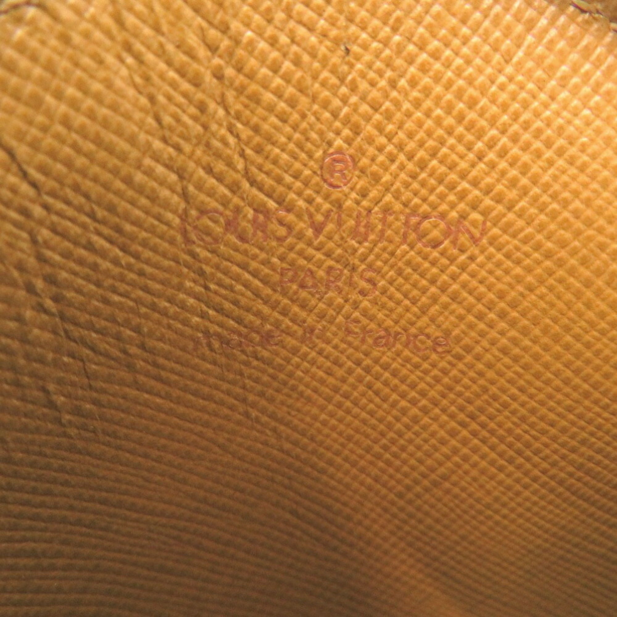 Louis Vuitton Beige Monogram Mini Coin Purse/Coin Case (Pre-Owned)