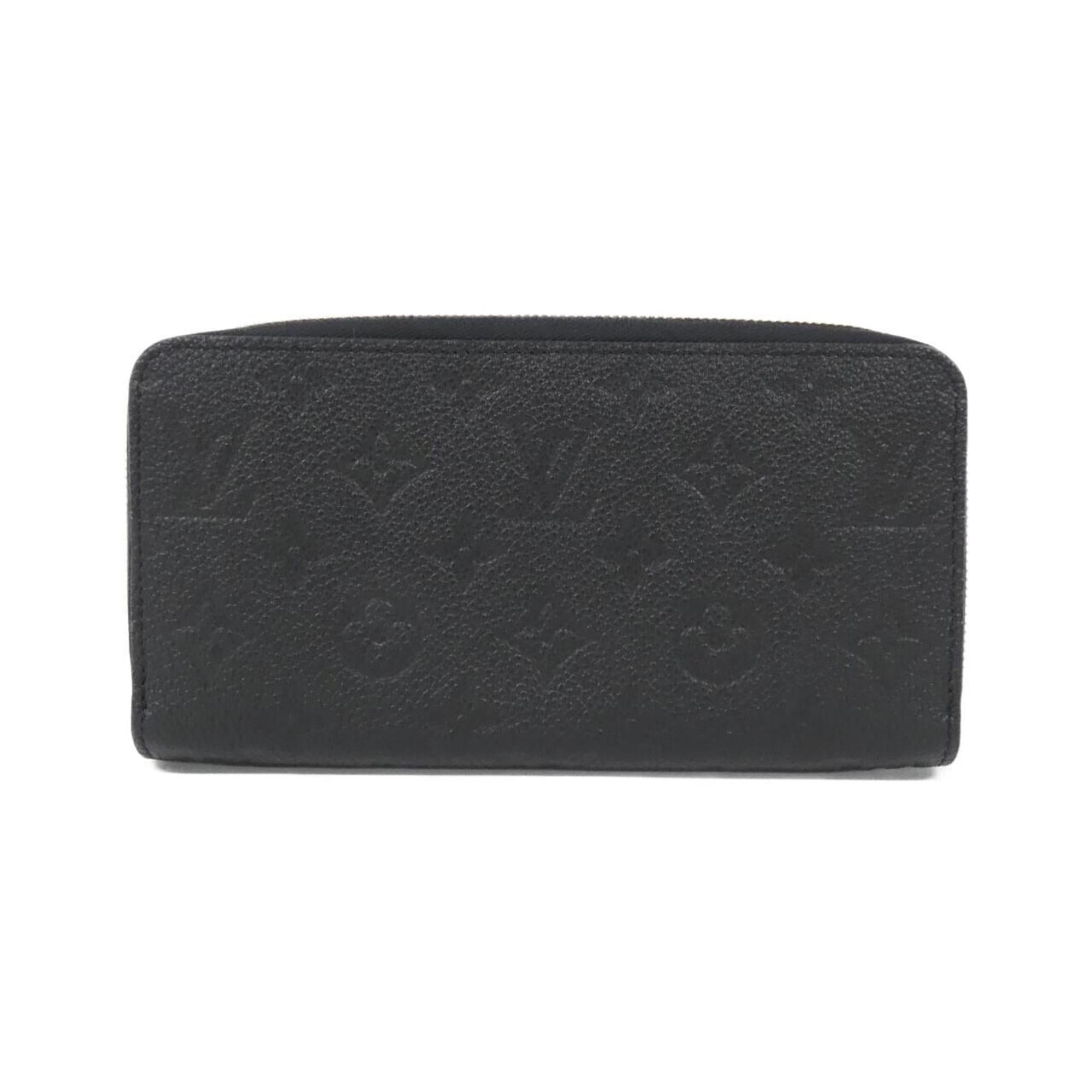 Louis Vuitton Monogram Empreinte Black Leather Long Wallet (Bi-Fold) (Pre-Owned)