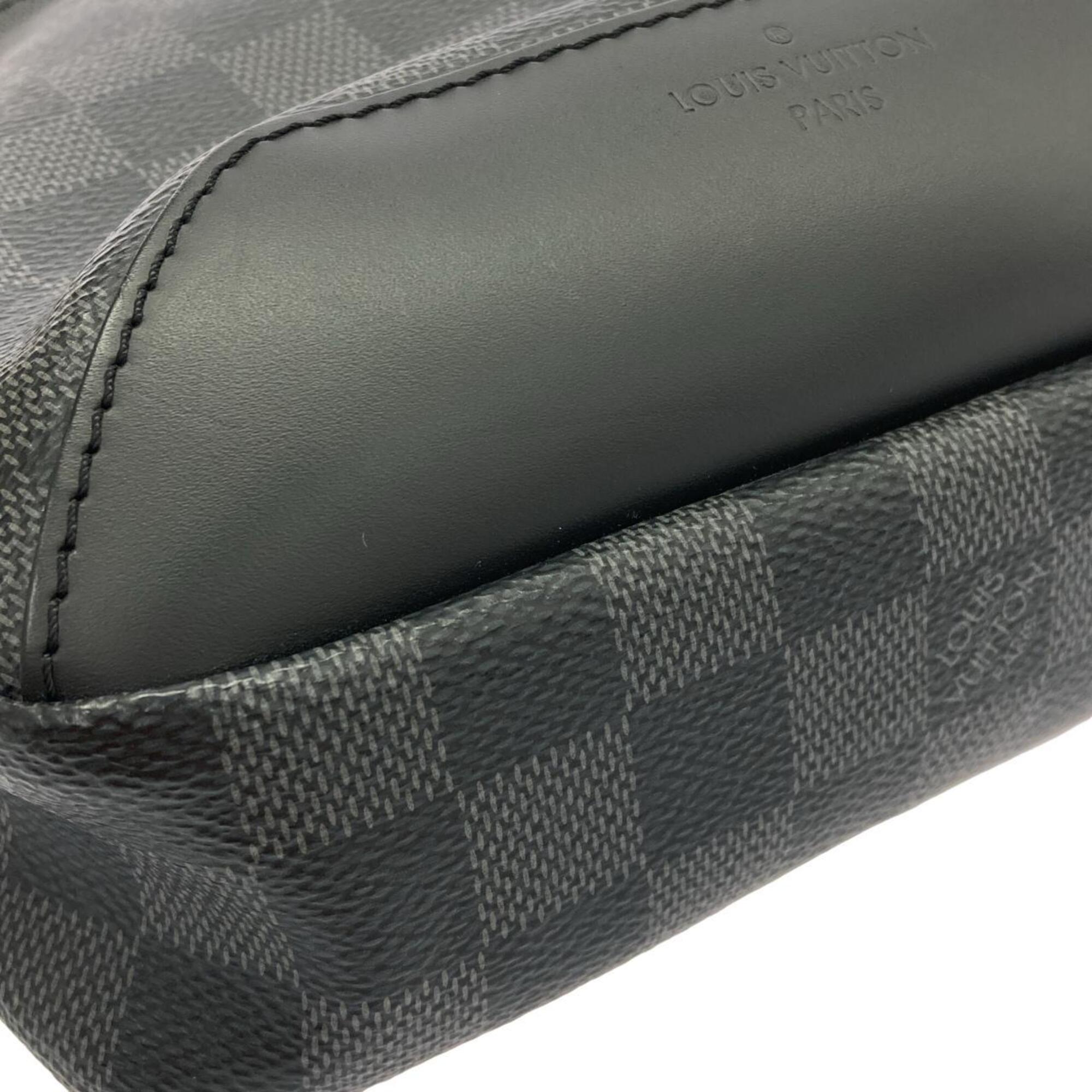 Louis Vuitton Graphite Coated Canvas Shoulder Bag (Pre-Owned)