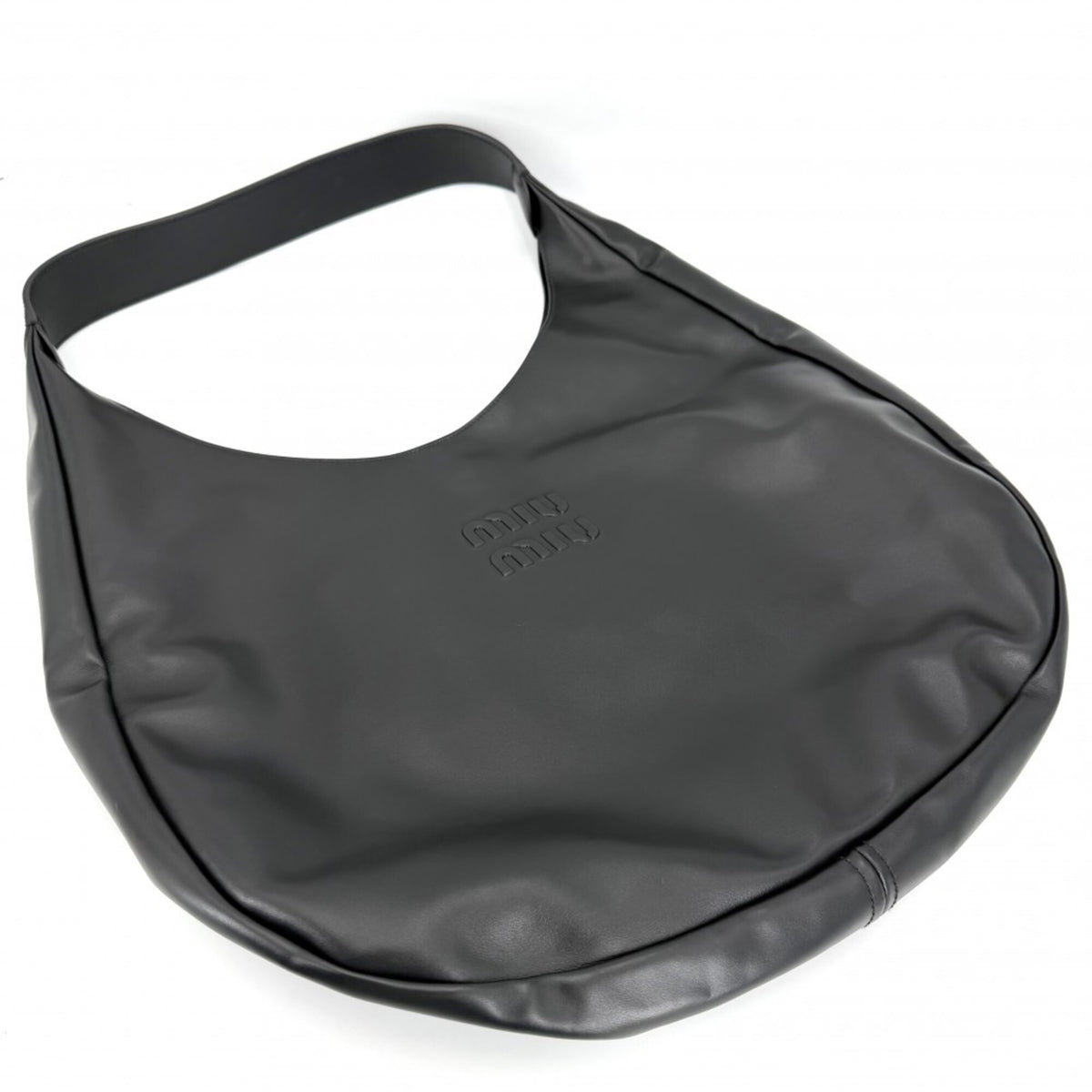 Miu Miu Black Leather Tote Bag (Pre-Owned)