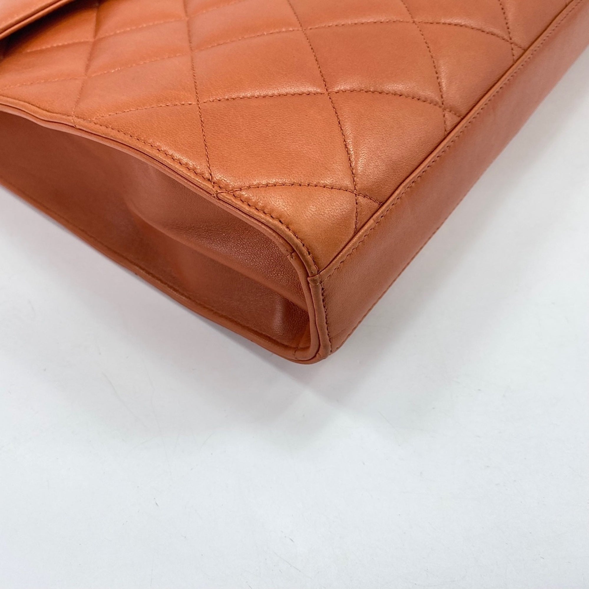 Chanel Orange Handbag (Pre-Owned)