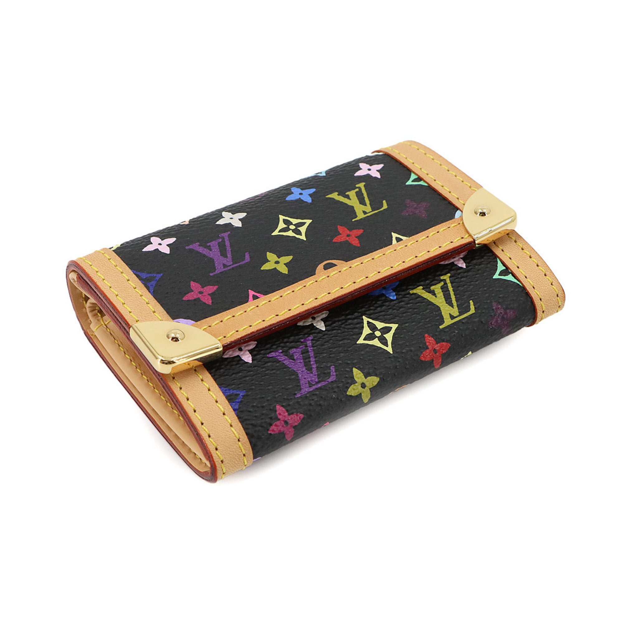 Louis Vuitton Noir Monogram Multicolore Canvas Coin Purse/Coin Case (Pre-Owned)