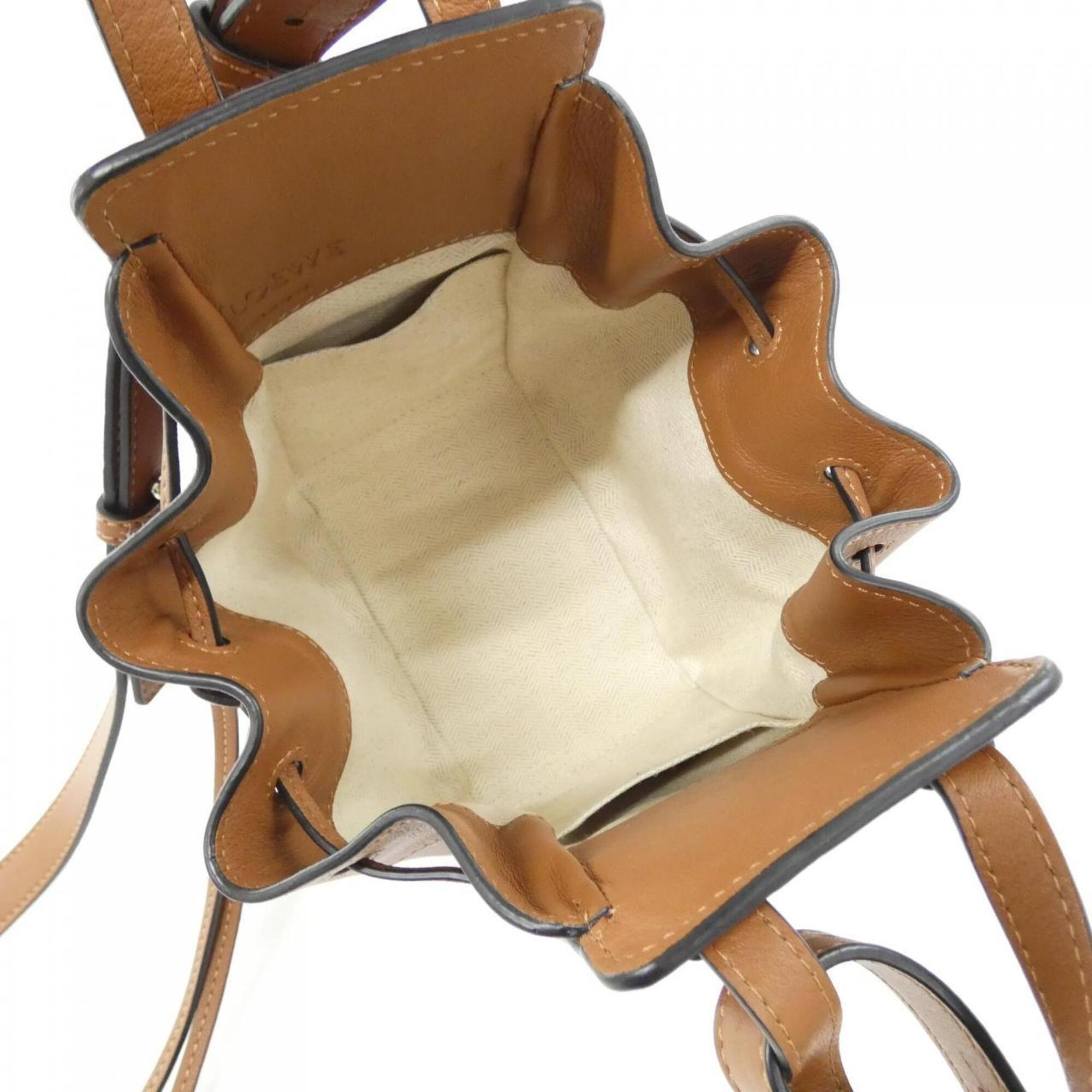 Loewe Brown Leather Shoulder Bag (Pre-Owned)