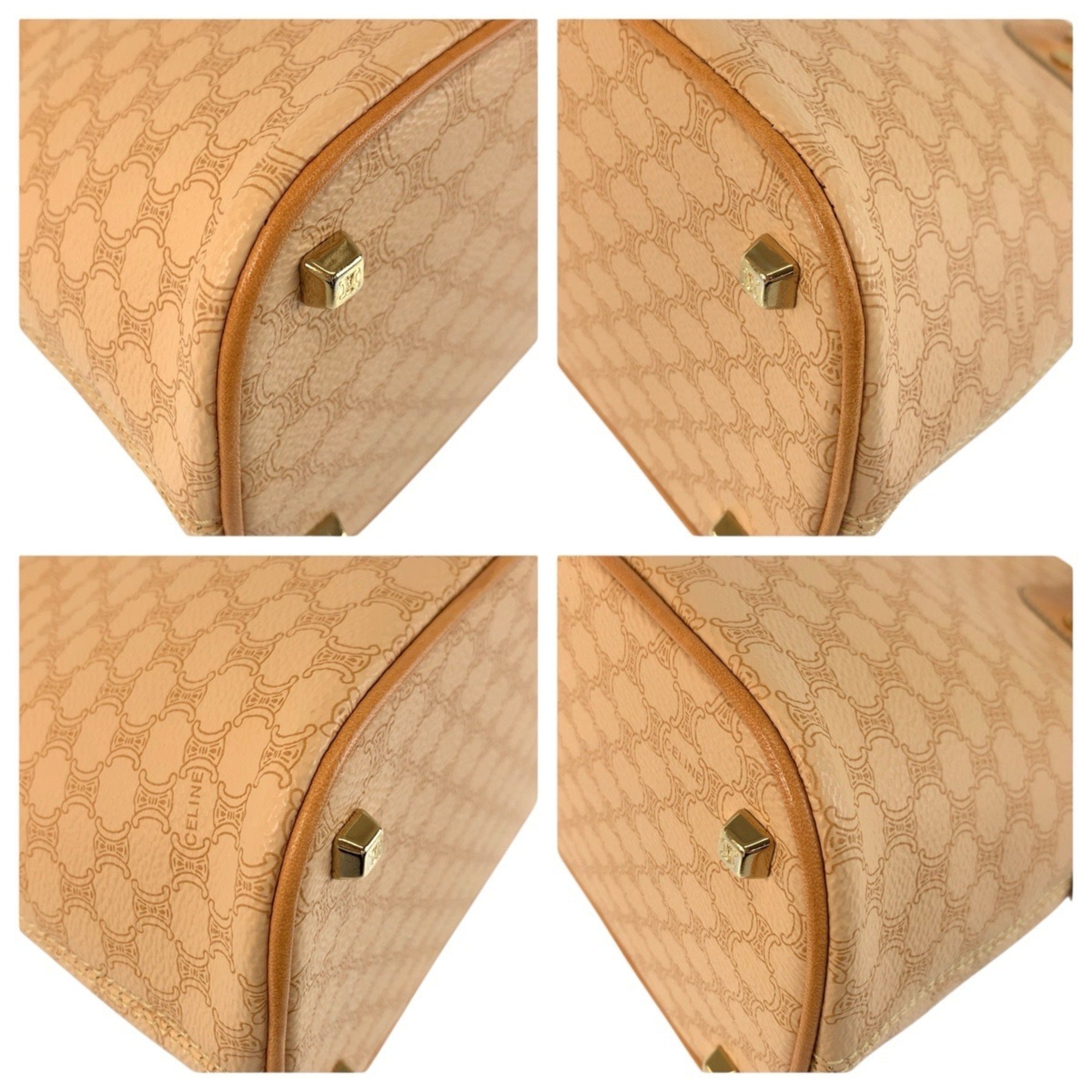 Celine Beige Camel Pvc Leather Handbag Shoulder Bag (Pre-Owned)