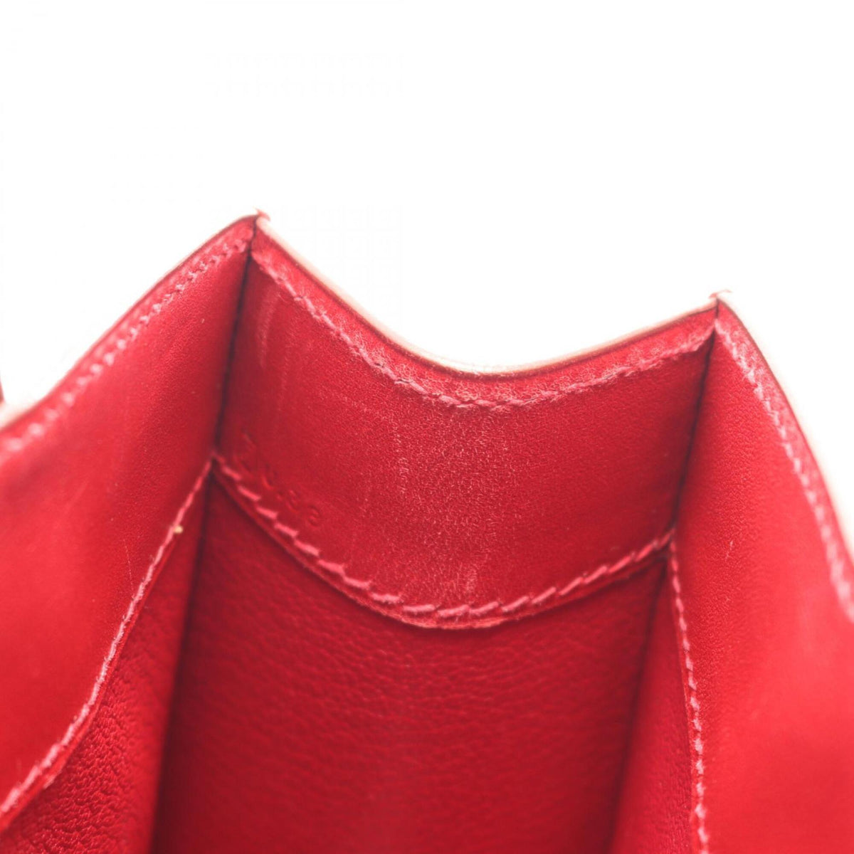 Hermes Red Color Box Calf Leather Handbag (Pre-Owned)