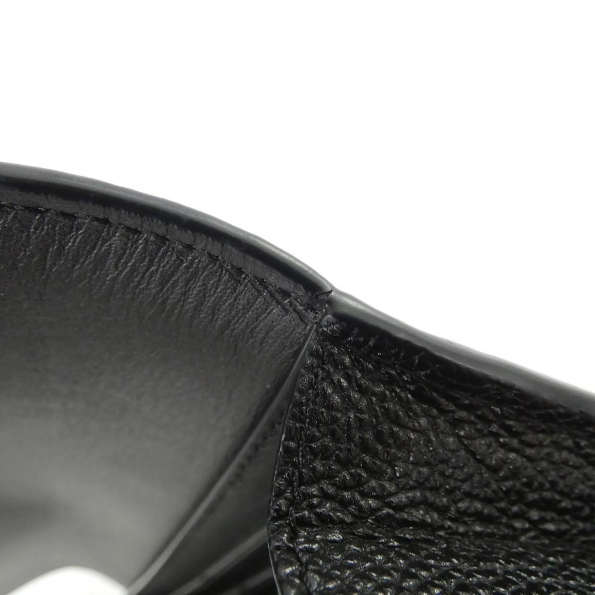 Loewe Black Leather Long Wallet (Bi-Fold) (Pre-Owned)