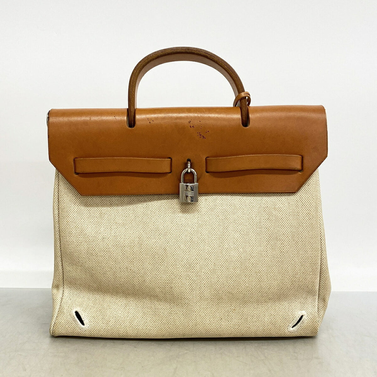 Hermes Natural Toile H Backpack (Pre-Owned)
