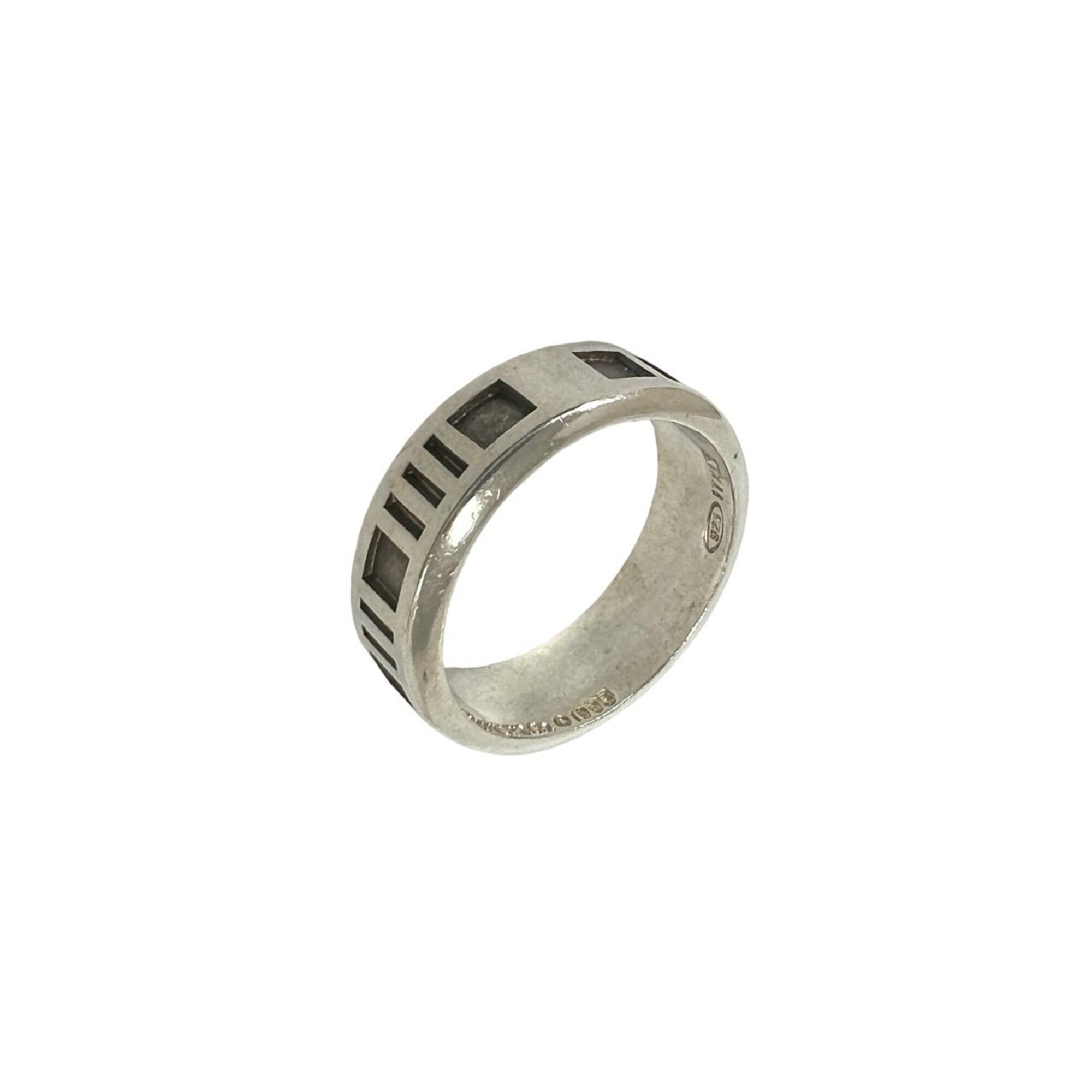 Tiffany Silver Silver 925 Band Ring (Pre-Owned)