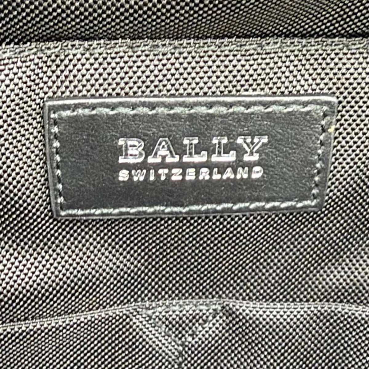 Bally Black Brown Leather Backpack (Pre-Owned)