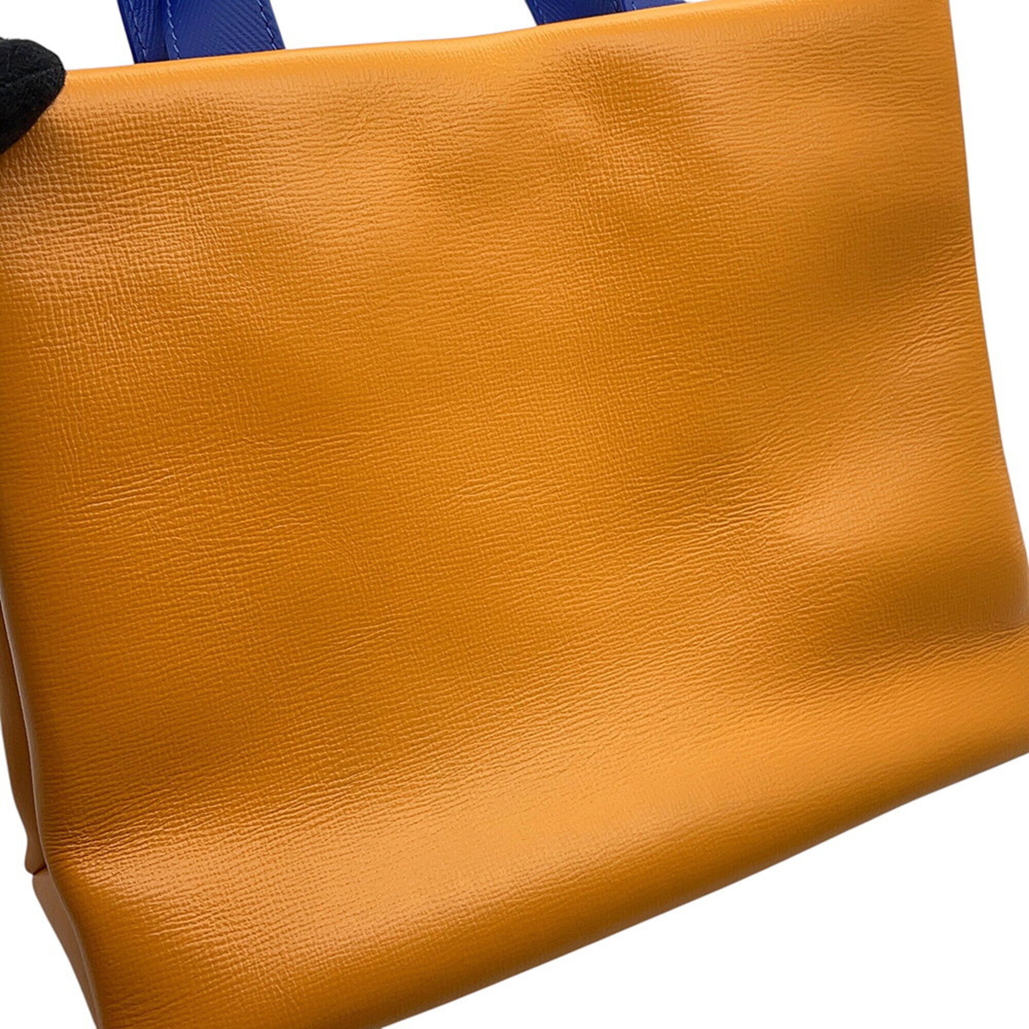 Louis Vuitton Saffron Leather Handbag Tote Bag (Pre-Owned)