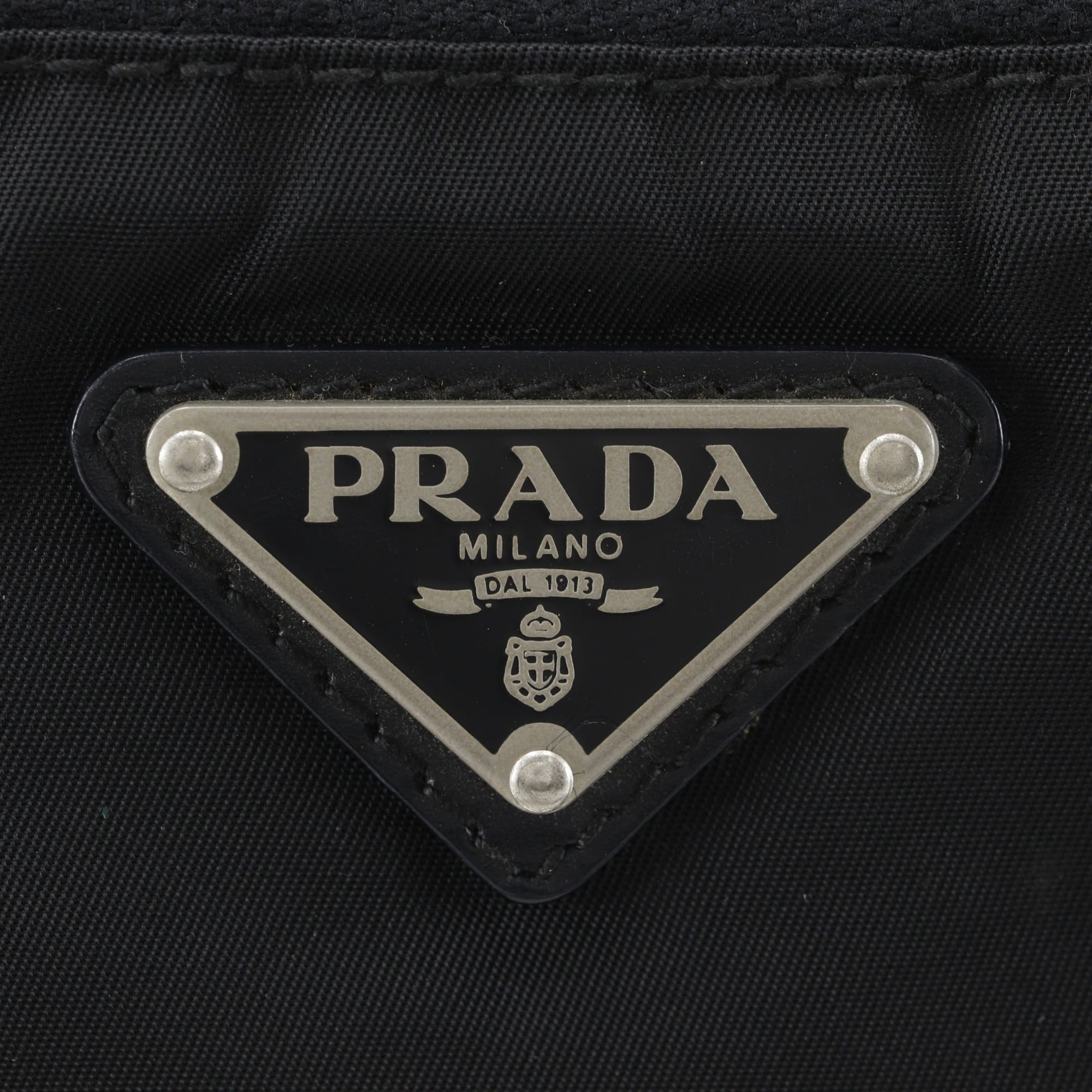 Prada Black Nylon Shoulder Bag (Pre-Owned)