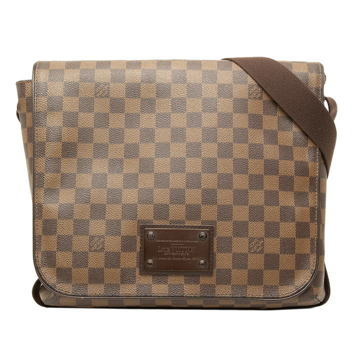 Louis Vuitton Brown Pvc Leather Shoulder Bag (Pre-Owned)