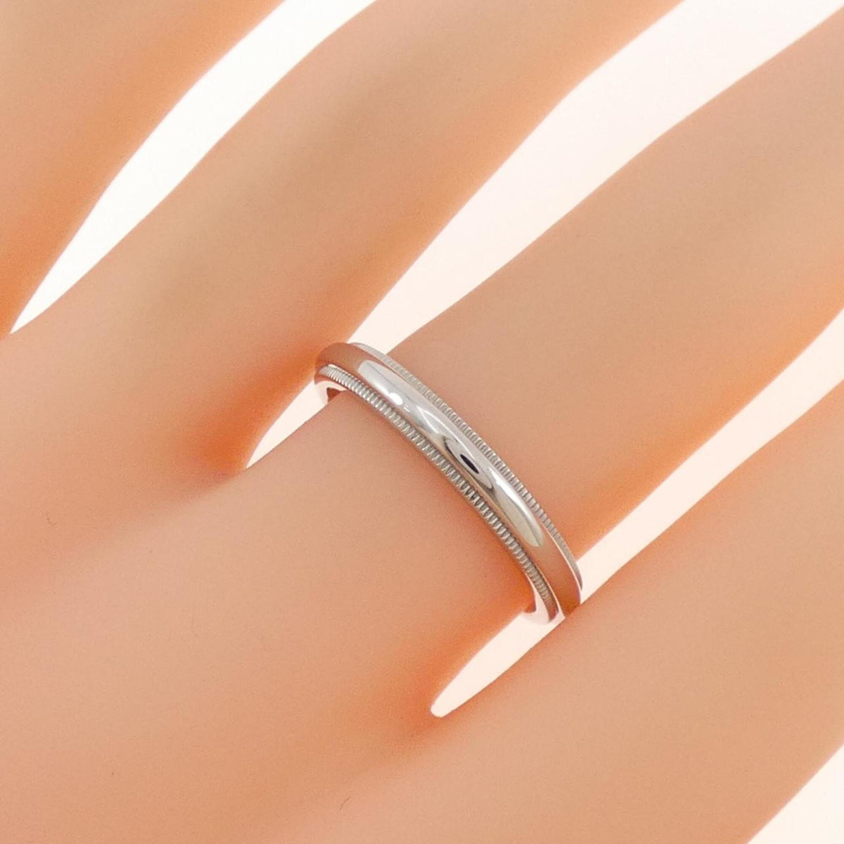 Tiffany Platinum 950 Band Ring (Pre-Owned)