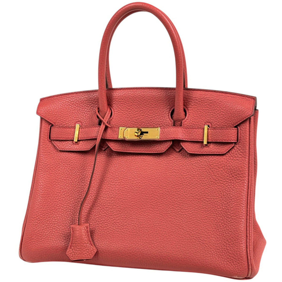Hermes Bougainvillier Taurillon Clemence Leather Handbag (Pre-Owned)