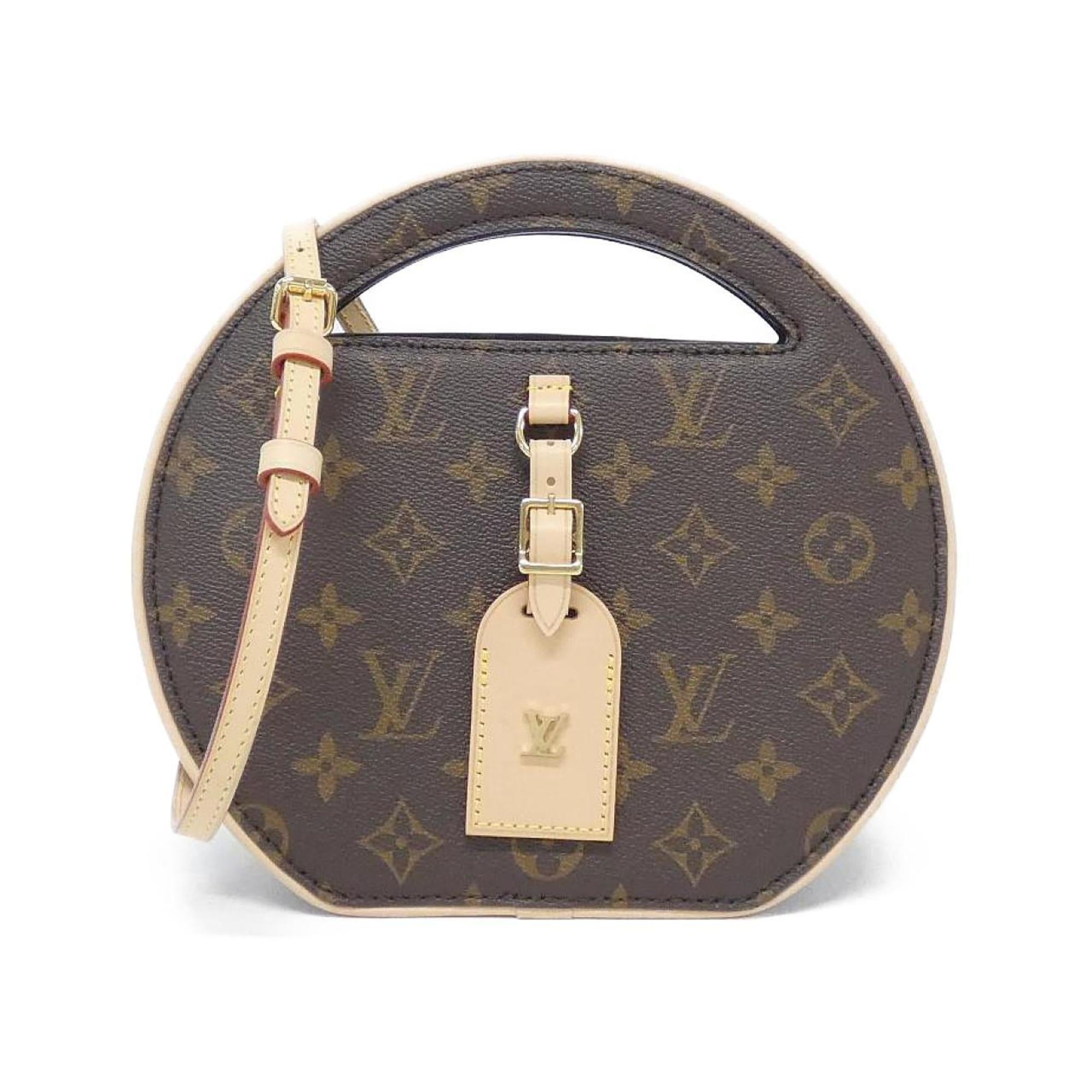 Louis Vuitton Marron Coated Canvas Shoulder Bag (Pre-Owned)